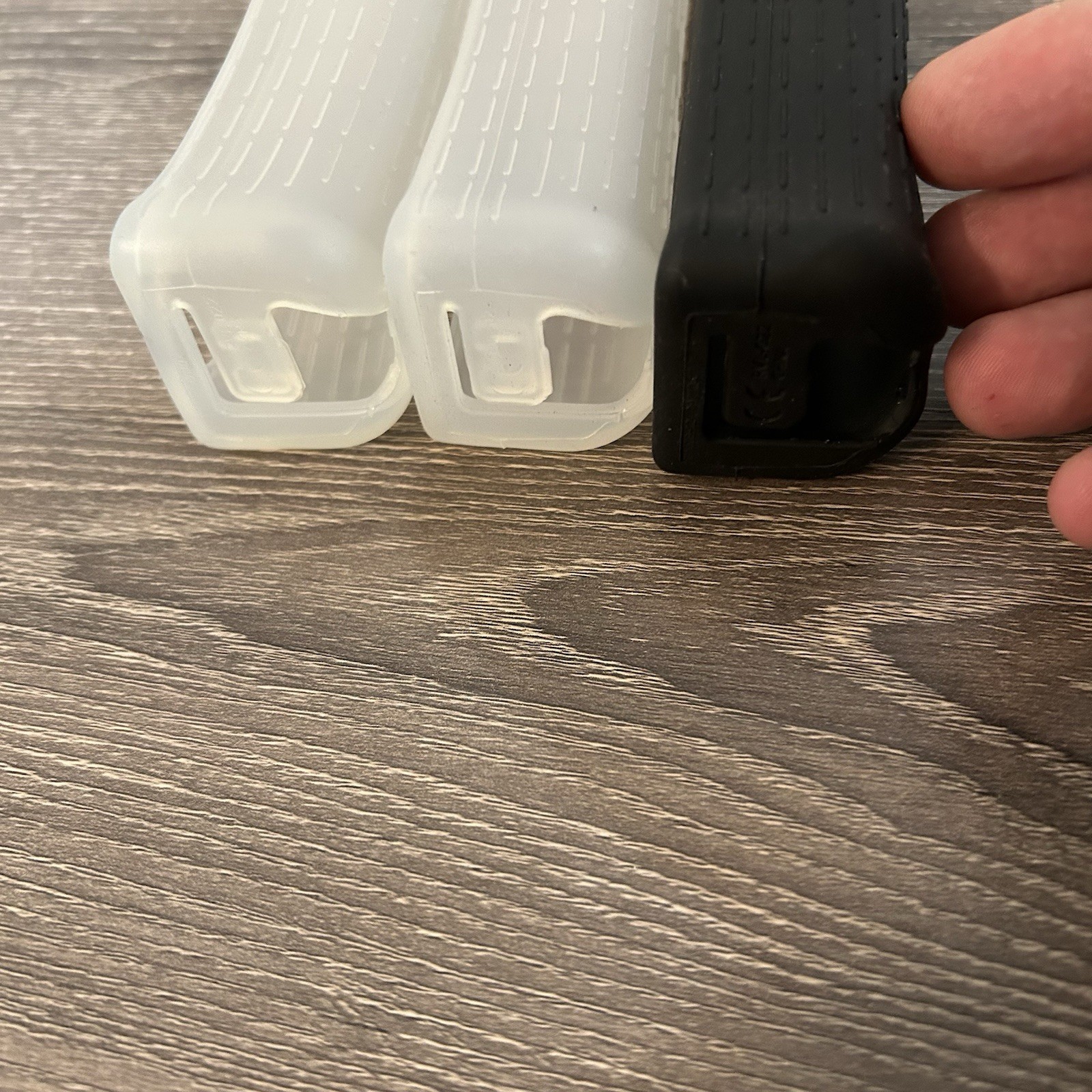 3 Nintendo Wii Official Clear OEM Remote Rubber Silicone Gel Cover Sleeves
