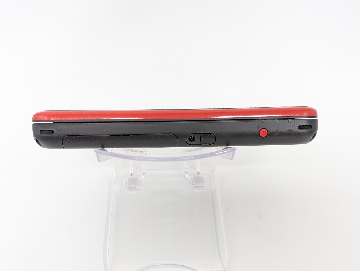 B345 Nintendo new 2DS console LL XL Mario Kart Black x Red Japan w/pen fx