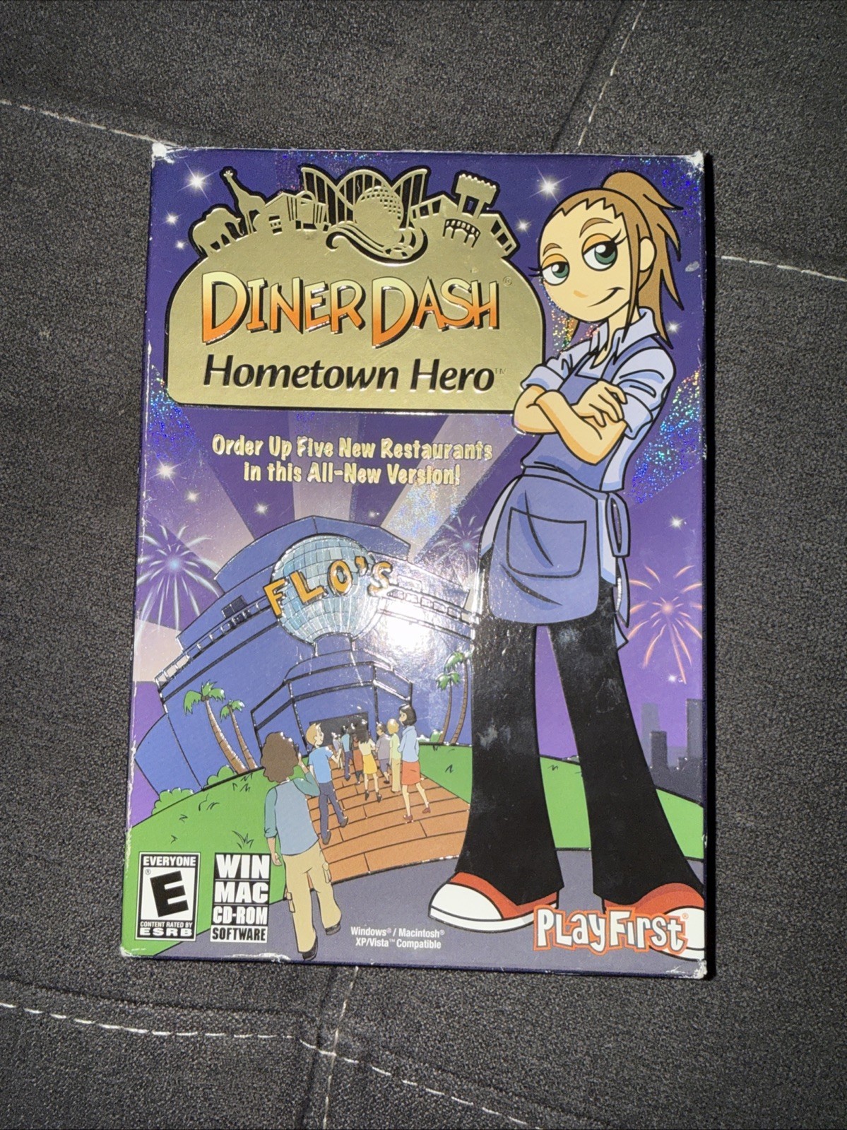 Diner Dash: Hometown Hero (Windows/Mac, 2008) CD ROM
