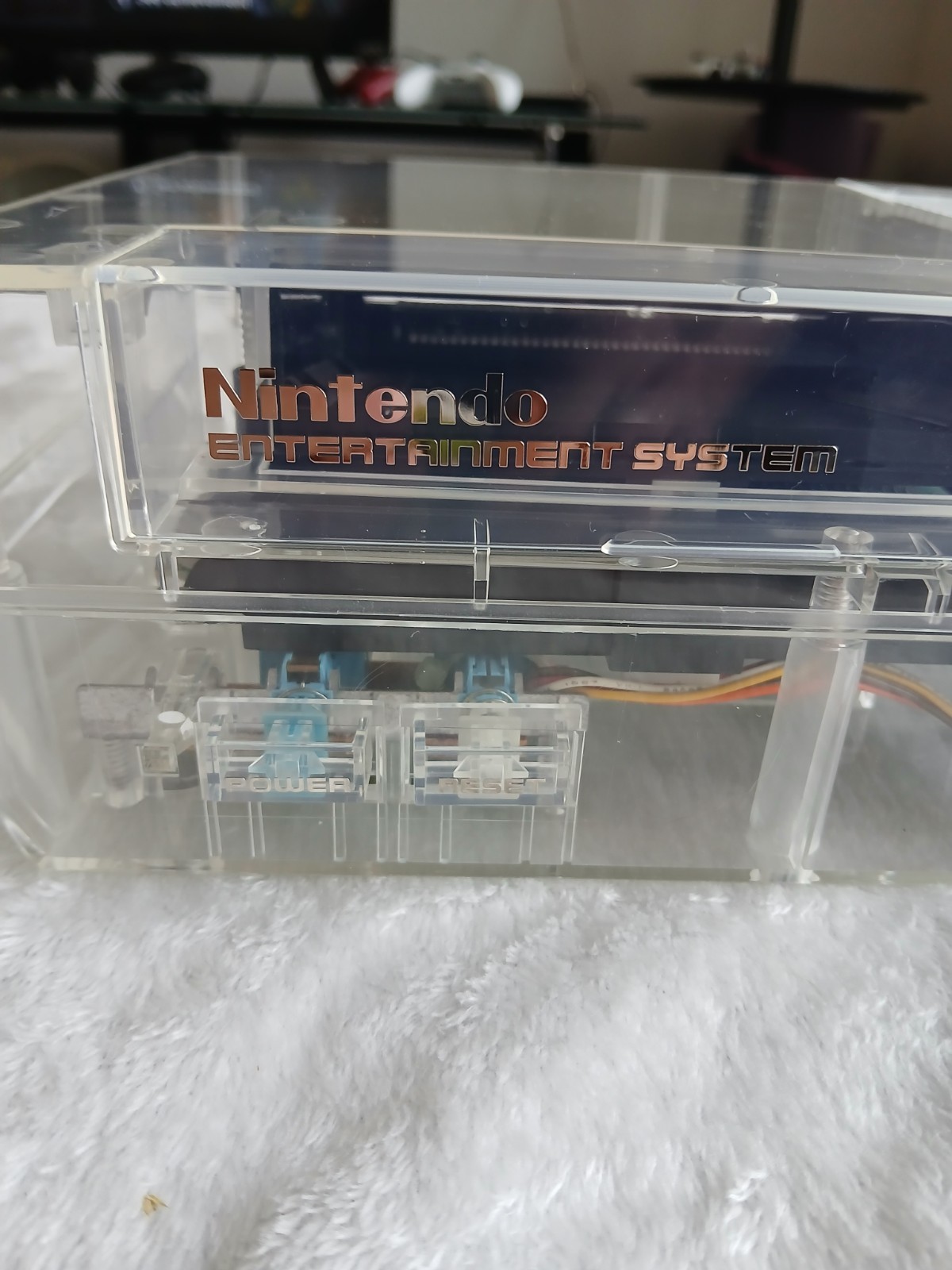 Crystal Clear Nintendo Entertainment System NES Console NES-001 Tested Works