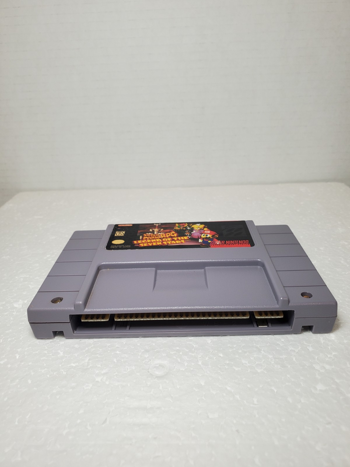 Super Mario RPG Legend Of The Seven Stars ⭐️ AUTHENTIC Cartridge w Cover TESTED✅