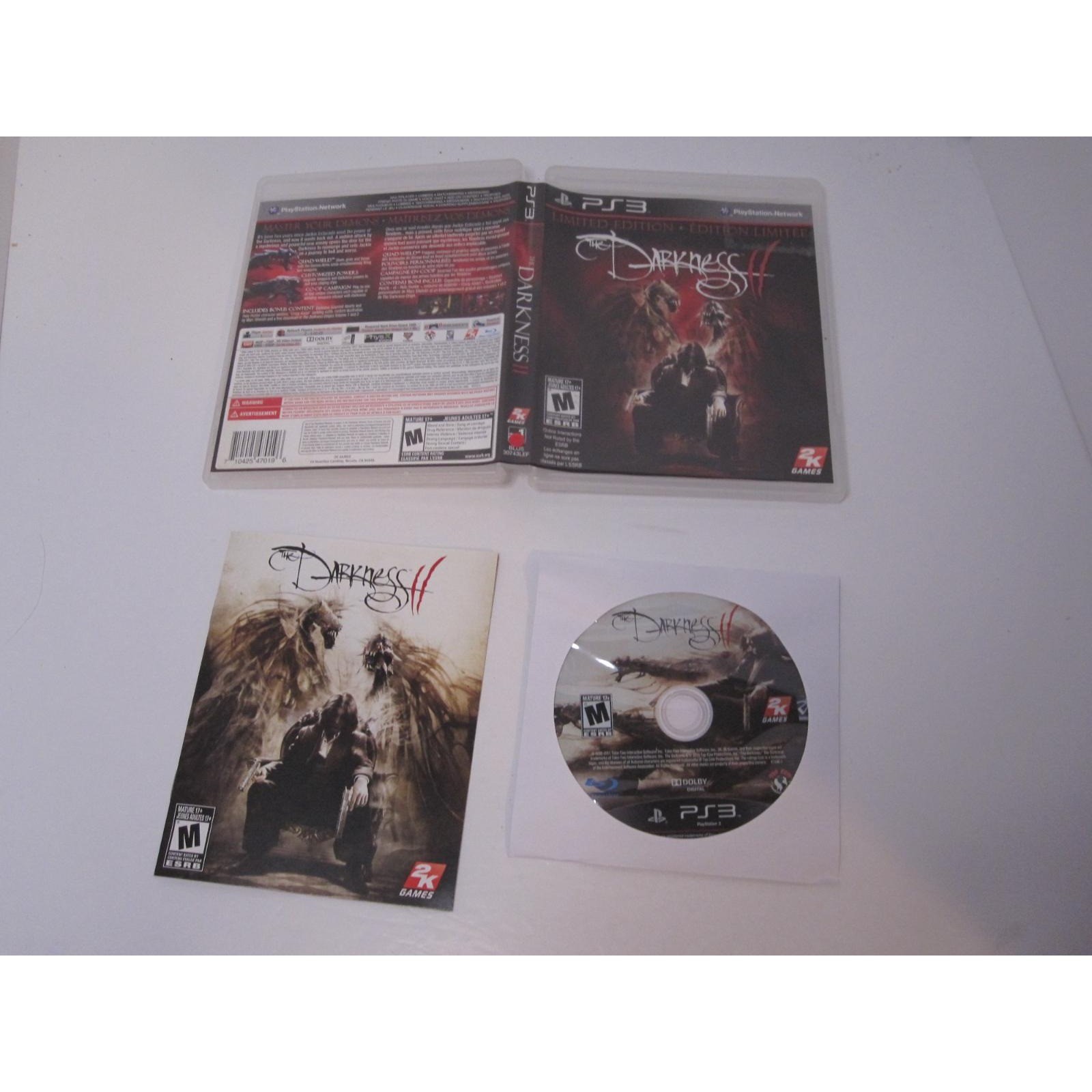 The Darkness II PlayStation 3 PS3 Brand NEW Factory SEALED