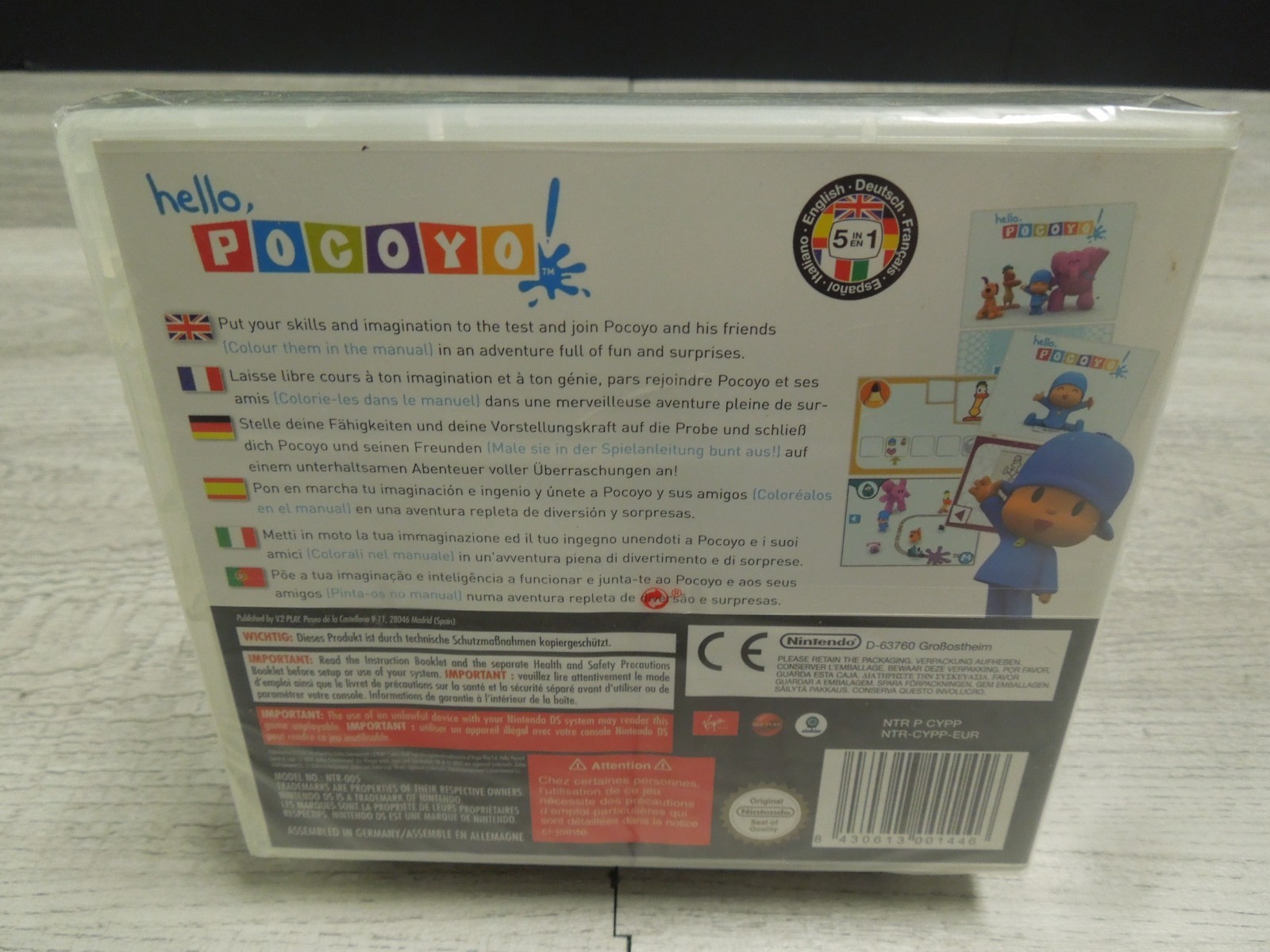 NEW FACTORY SEALED Hello, Pocoyo 2008 PAL Nintendo DS Video Game