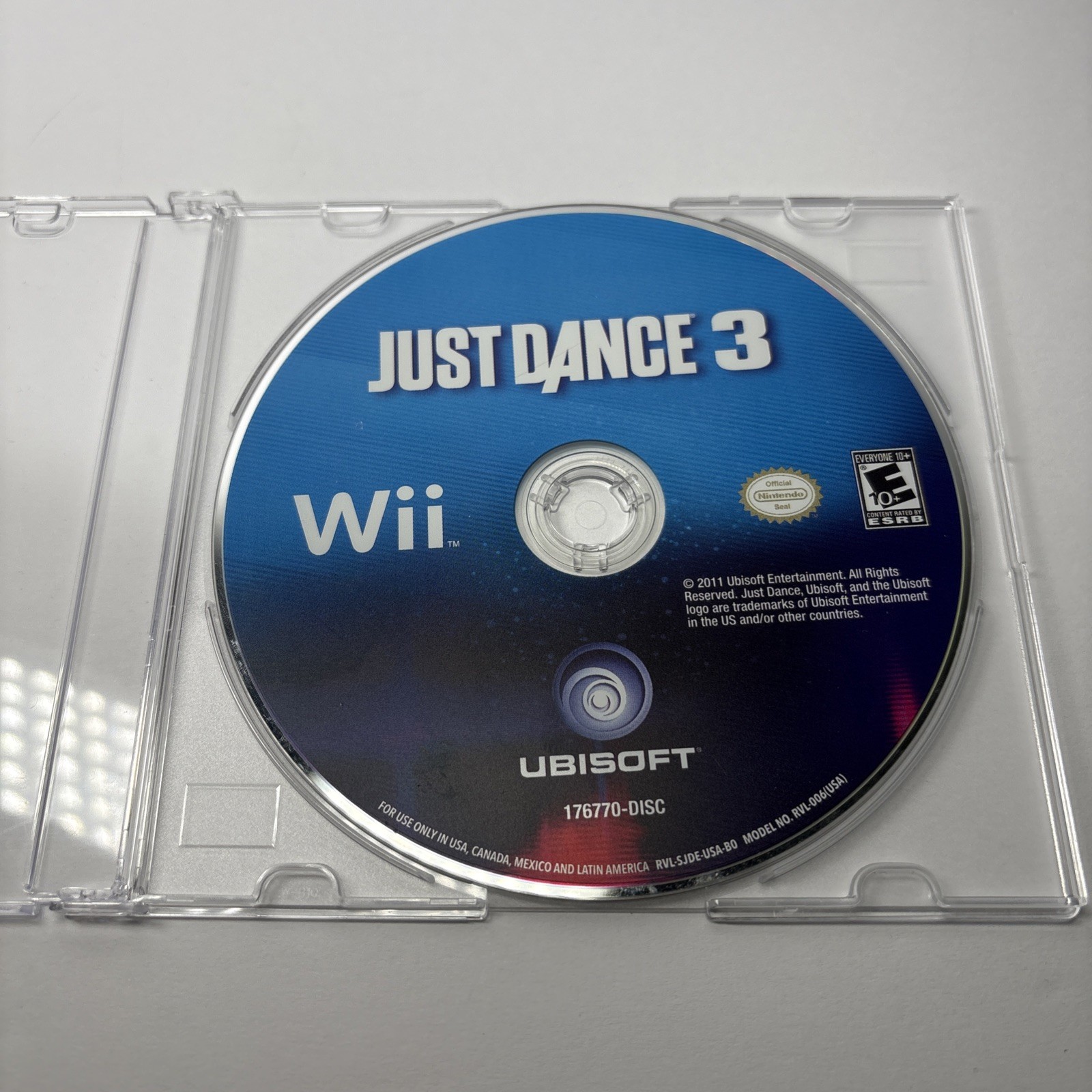Ubisoft Just Dance 3 Nintendo Wii – Disc Only Music & Dance E10+ (Everyone 10+)