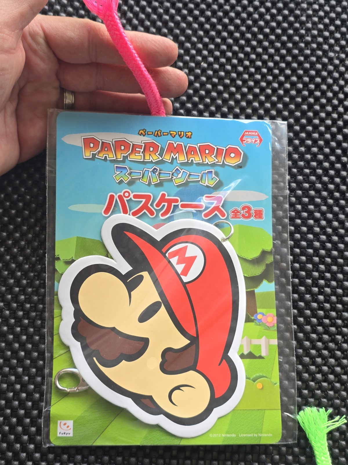 Nintendo 3DS Paper Mario Sticker Star Large Charm Clip Hanger Rare Promo SET NES