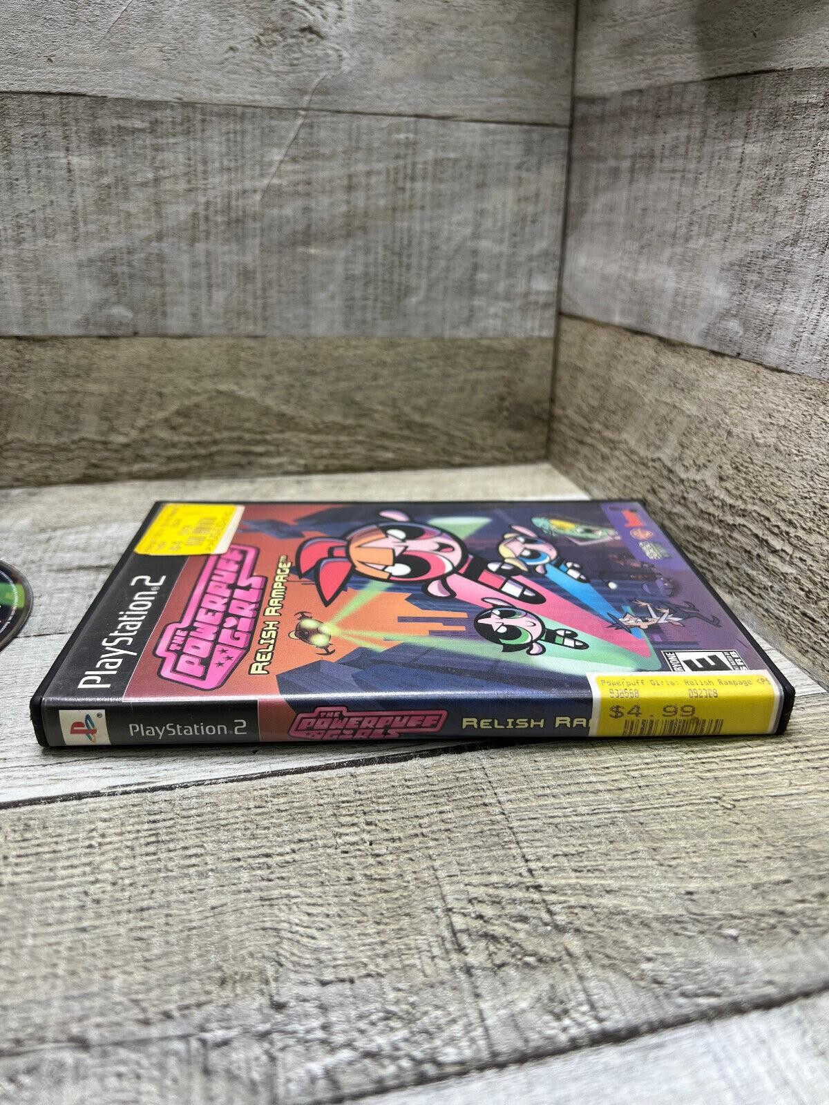The Powerpuff Girls: Relish Rampage – PlayStation 2 (PS2) Game – Resurfaced disc