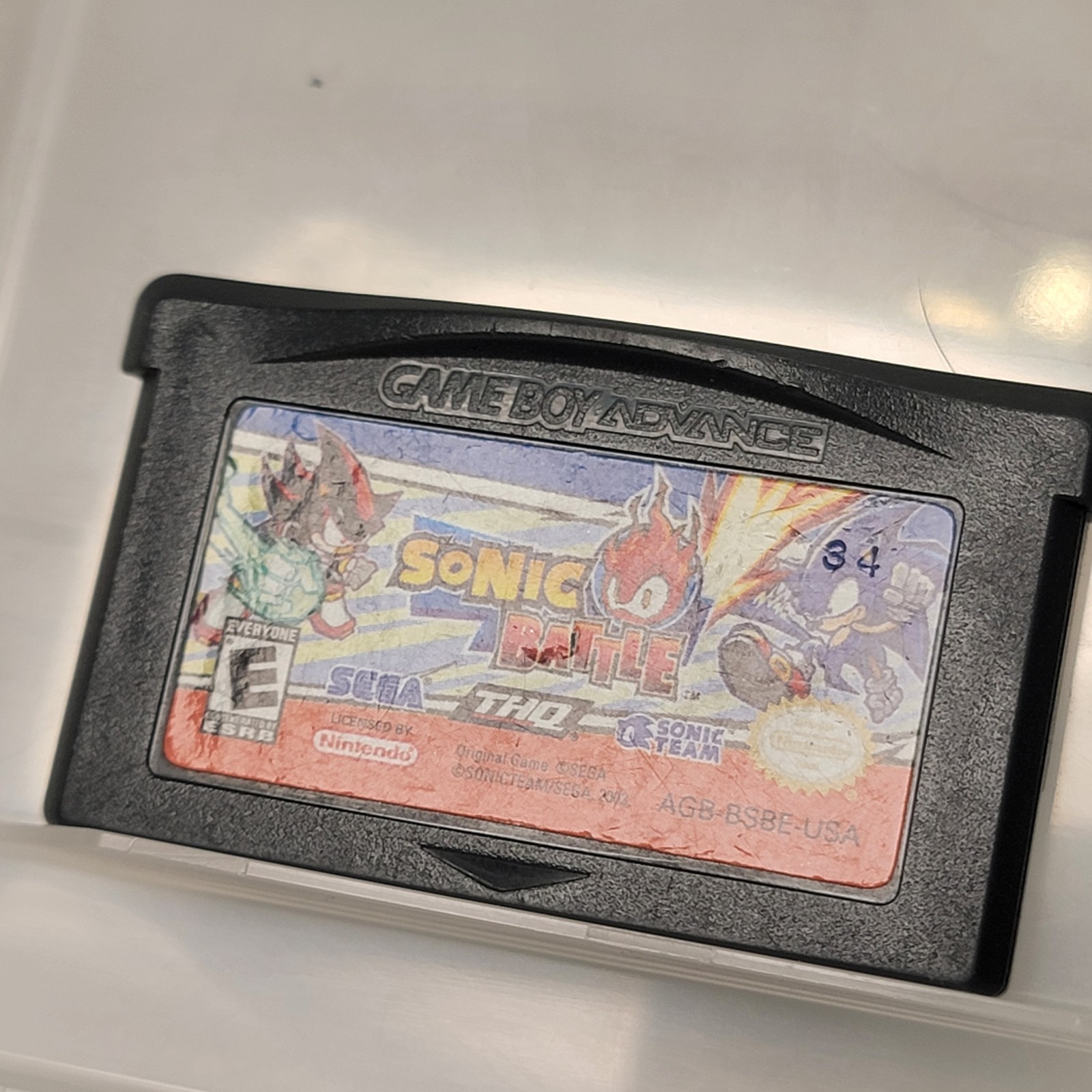 Sonic Battle (Nintendo Game Boy Advance, 2004) Authentic Cartridge Only