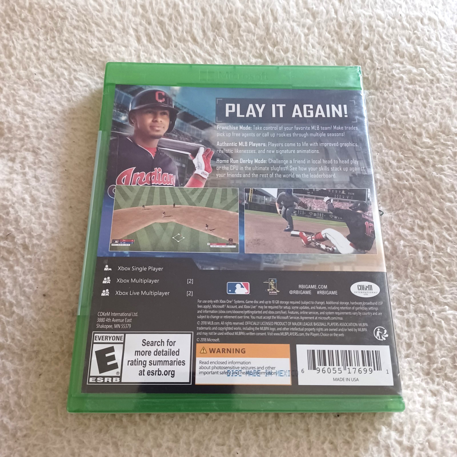 R.B.I. Baseball 18 (Microsoft Xbox One, 2018) ***NEW***