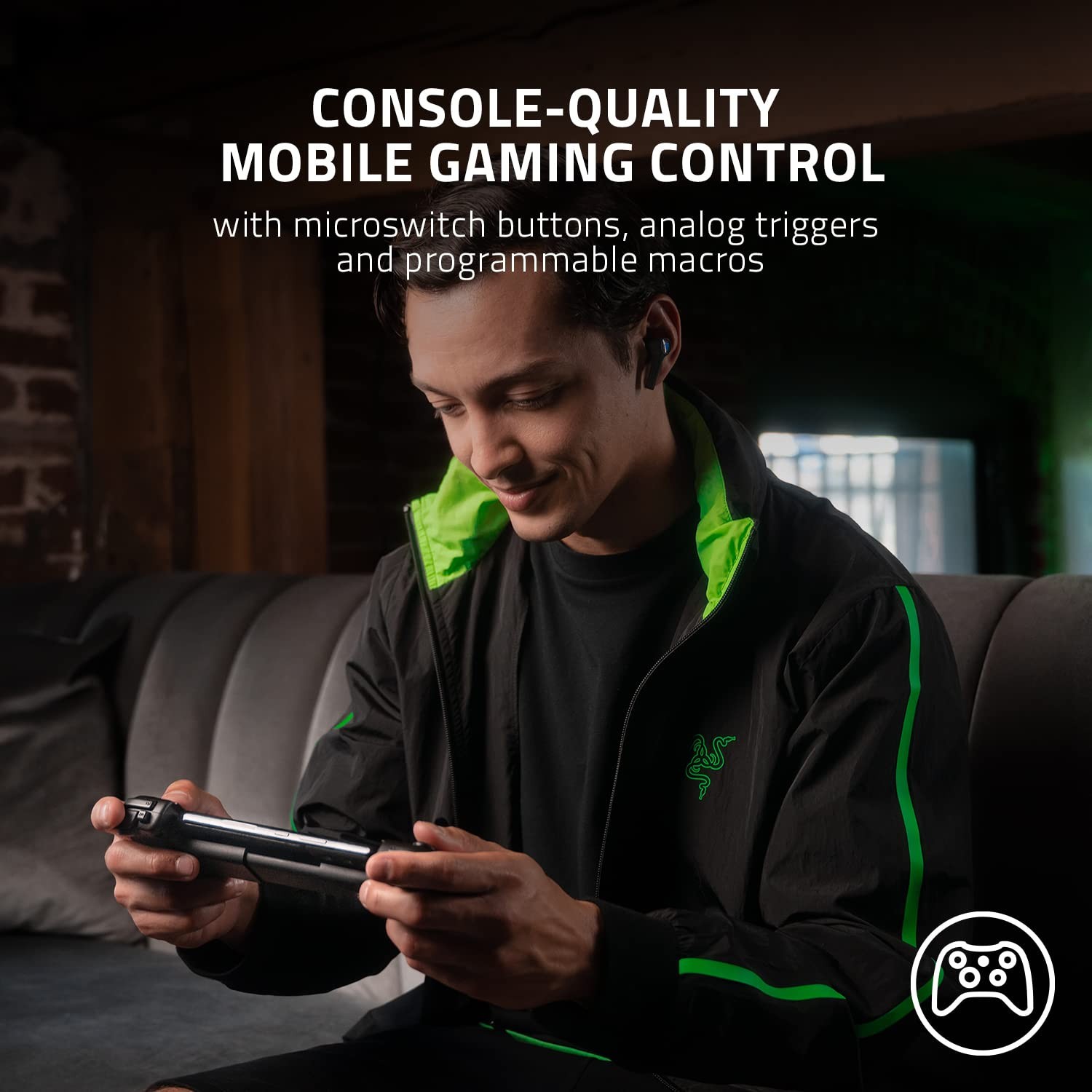 Razer Kishi V2 Mobile Ergonomic Gaming Controller for Android USB-C | RZ06-0418