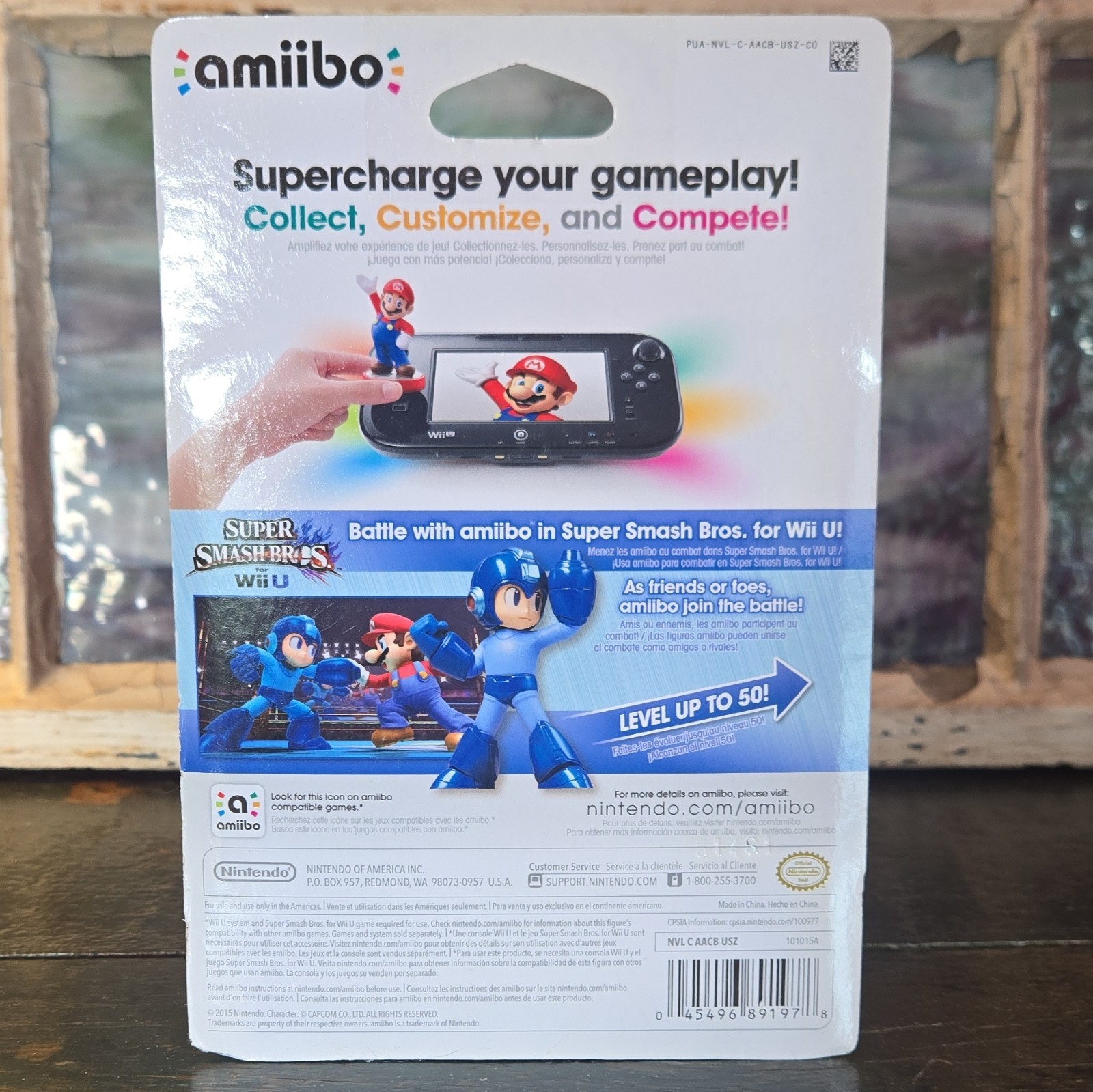 Nintendo amiibo Mega Man Collectible Figure for Super Smash Bros. Wii U