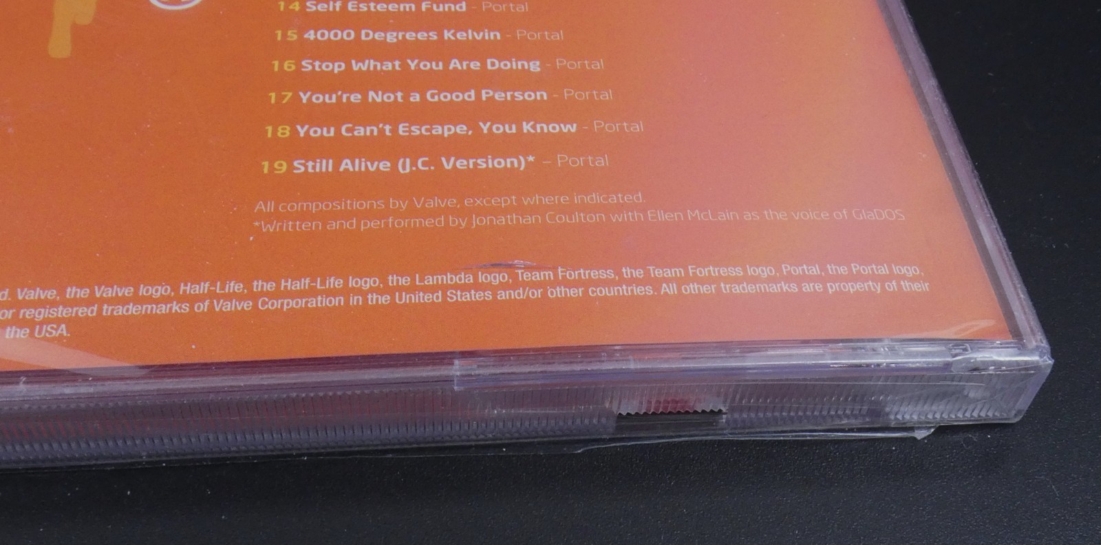 THE ORANGE BOX Soundtrack CD To Half-Life 2 Team Fortress 2 Portal NEW SEE NOTES
