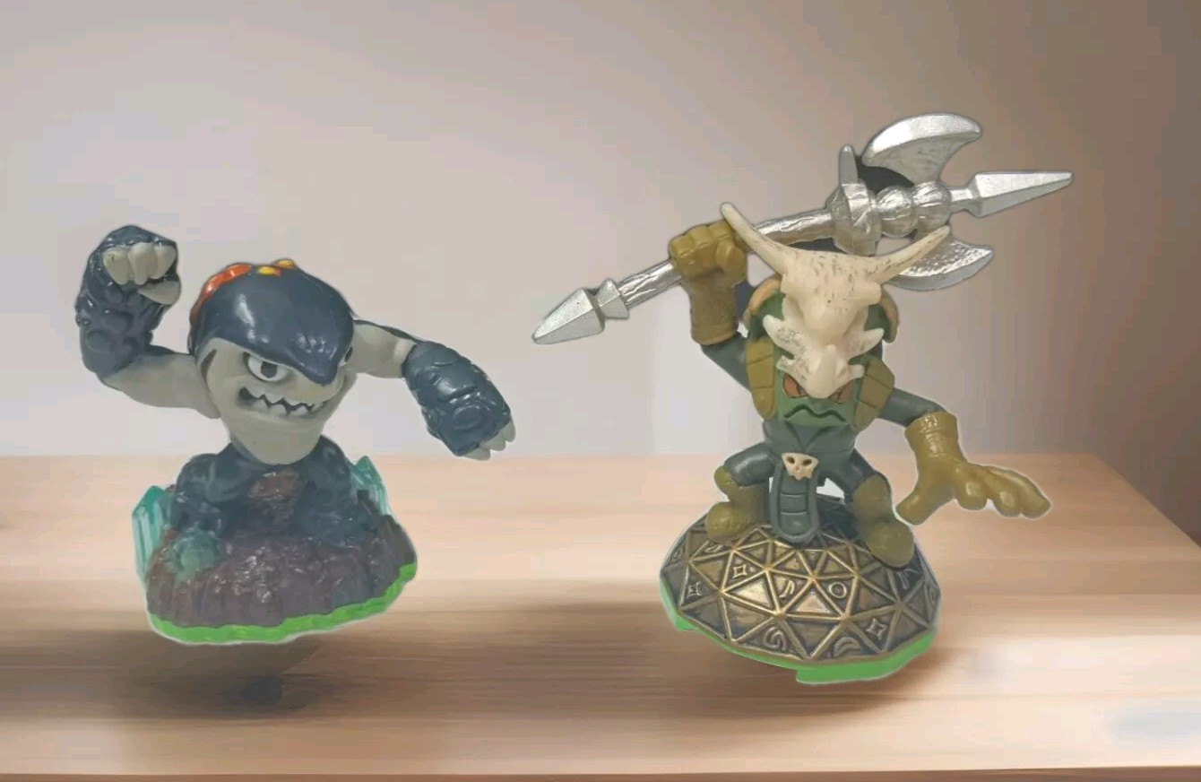 Skylanders Spyros Adventure – Lot Of 5 Chop Chop, Boomer, Voodood, Stump Smash