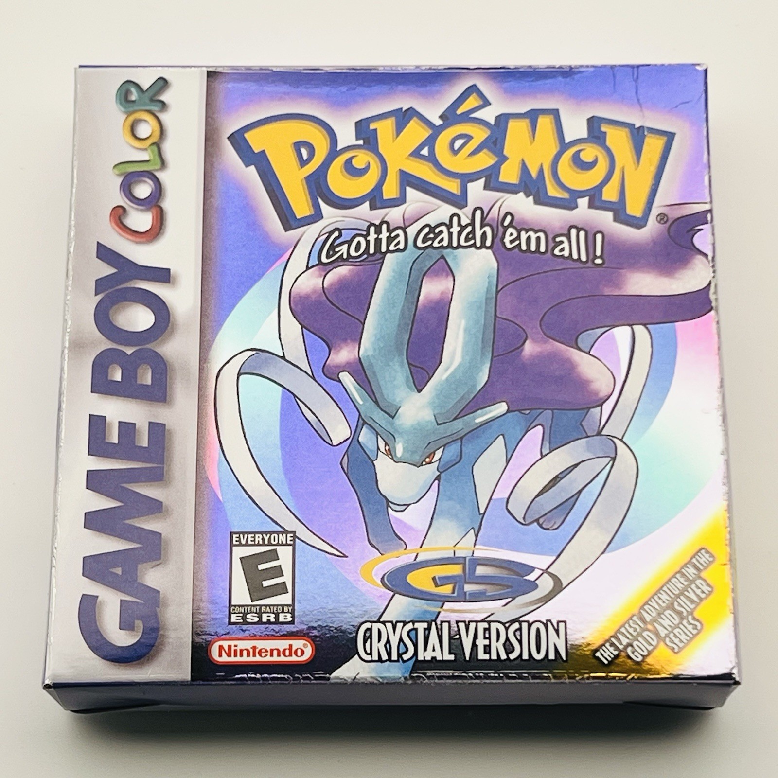 Pokemon Crystal Version (Misprint) CIB Complete in Box Game Boy Color Authentic
