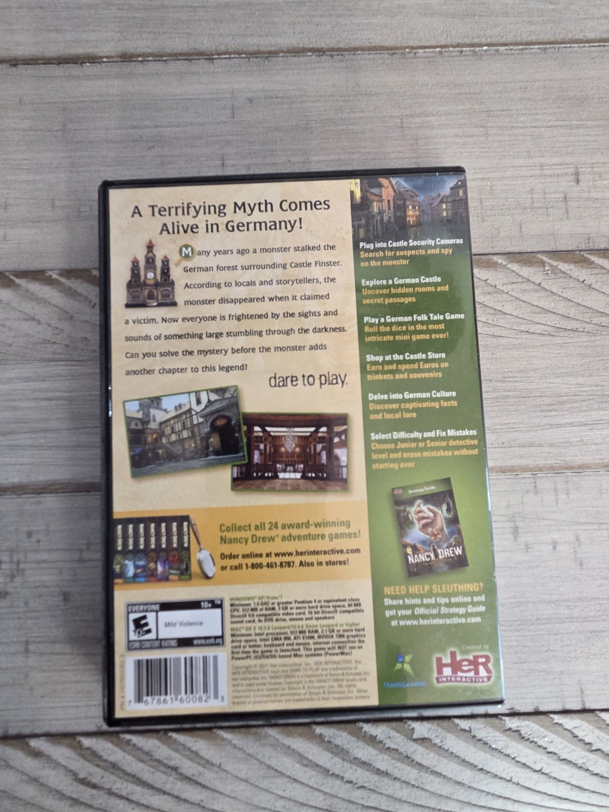 Nancy Drew 24 The Captive Curse PC Mac DVD Game 2011 Mystery # 24
