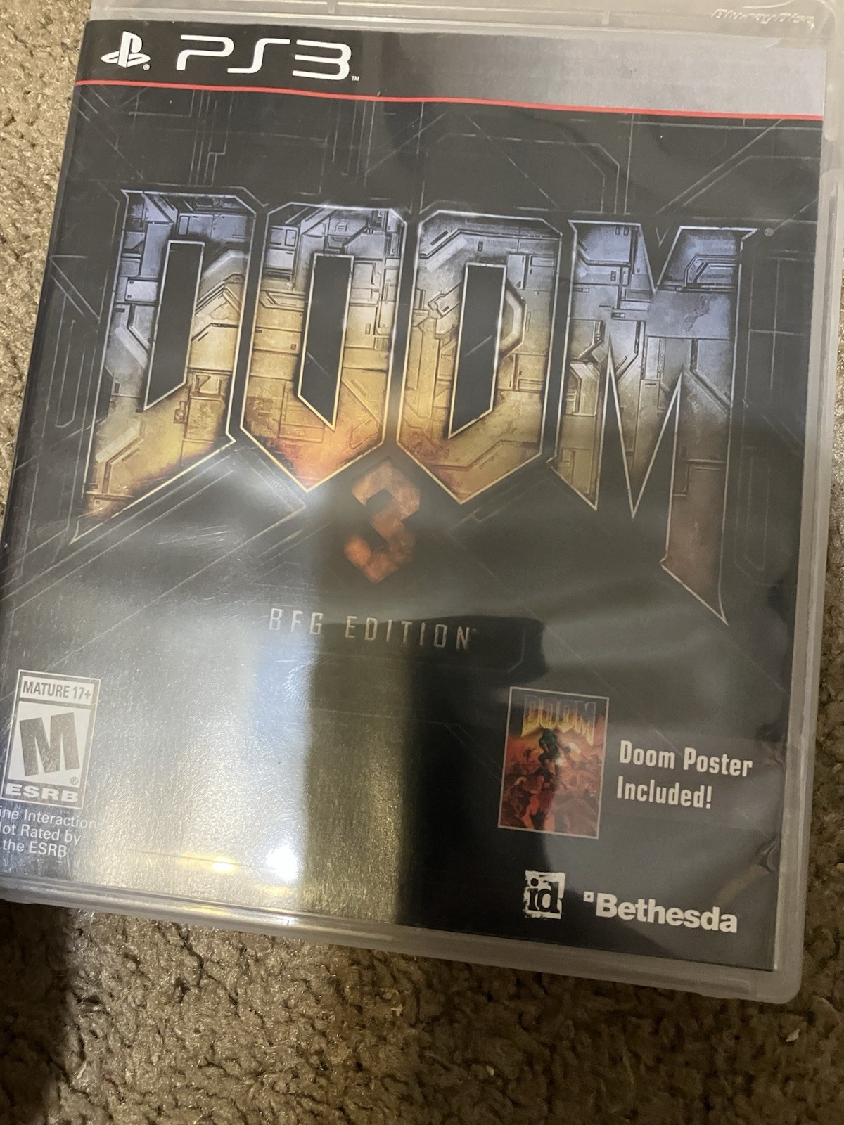 Authentic & Tested Doom 3 BFG Edition – Sony PlayStation 3, Cib, Works, Read