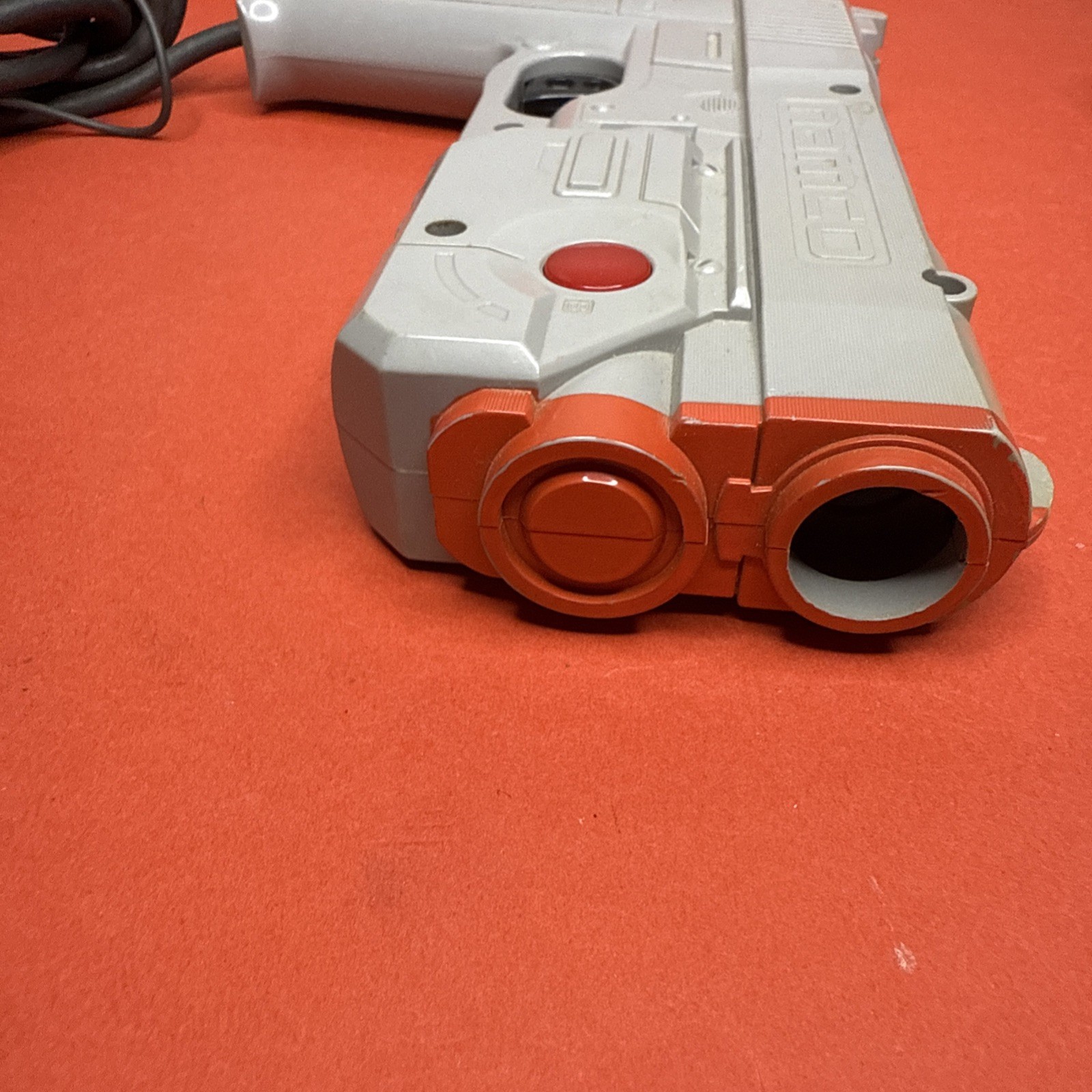 Namco GunCon Light Gun NPC-103 PlayStation PS1 1996 Gray w/ Y-Cable Adapter (B)