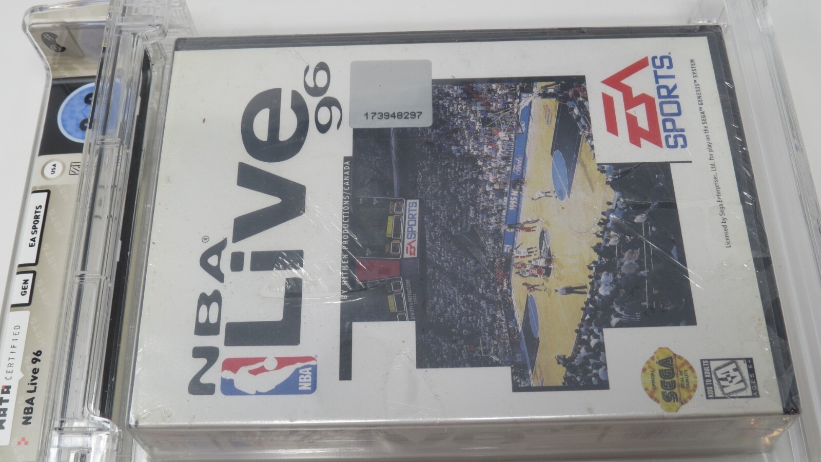 NBA Live ’96 Basketball Sega Genesis Factory Sealed Video Game Wata Graded 8.0