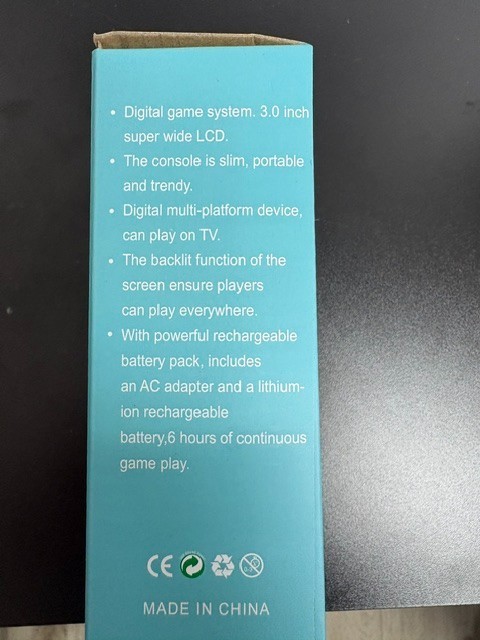 Game Box Plus Retro Handheld Game Console 3″ LCD TV Output Rechargeable NEW