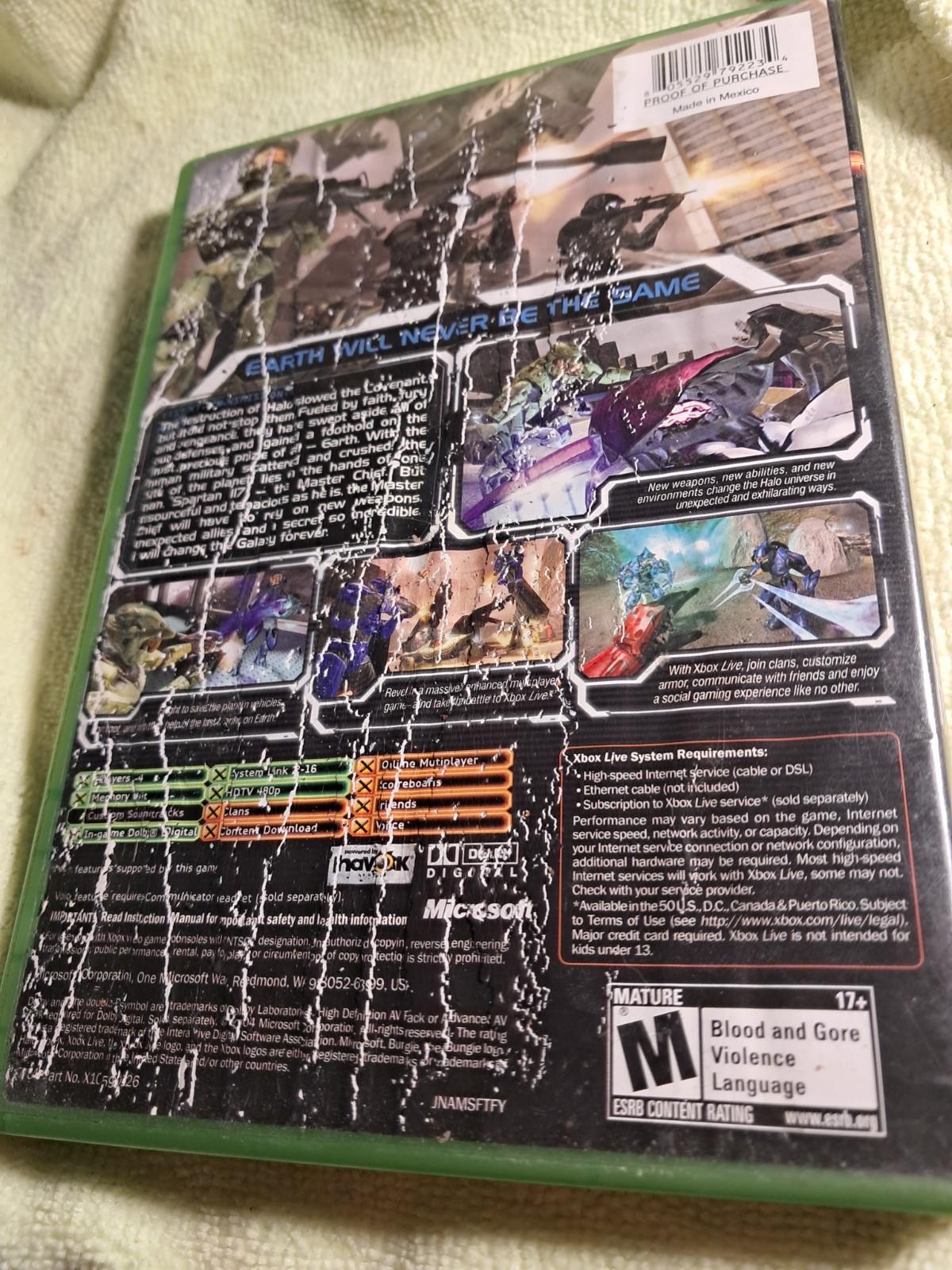 Halo 2 (Xbox, 2004) FREE SHIPPING!!!