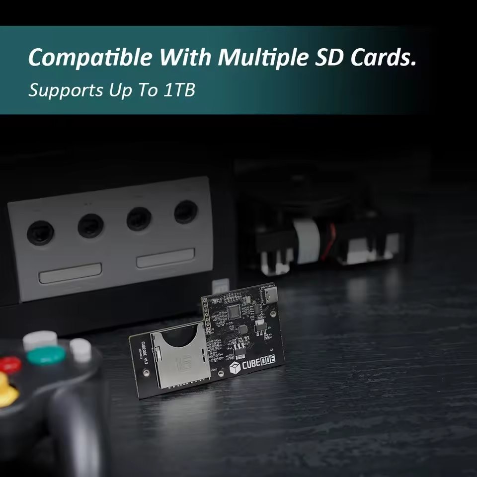 CUBEODE V1.2 Optical Drive Emulator ODE Board For GameCube Replace Disc Reader