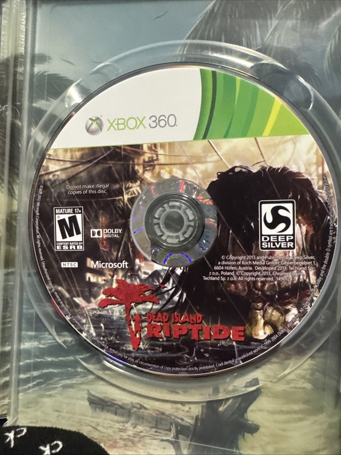 Dead Island: Riptide (Microsoft Xbox 360, 2013) Steelbook – TESTED
