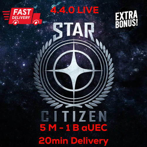 Star Citizen aUEC 5M-1B Version 4.4.0 LIVE | FAST DELIVERY 20MINS | 24/7