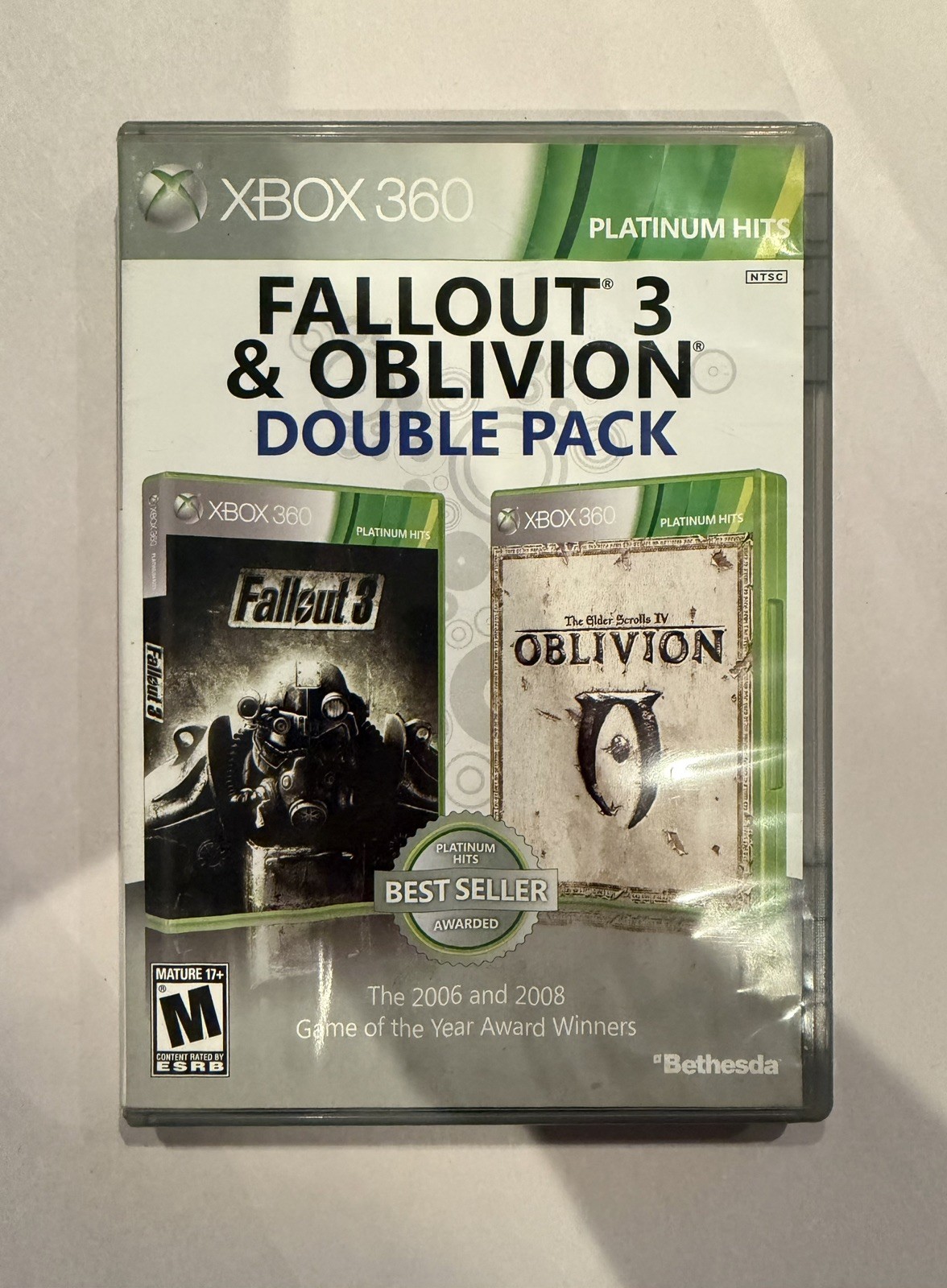 Fallout 3 & Oblivion Double Pack; CIB (Microsoft Xbox 360, 2012)