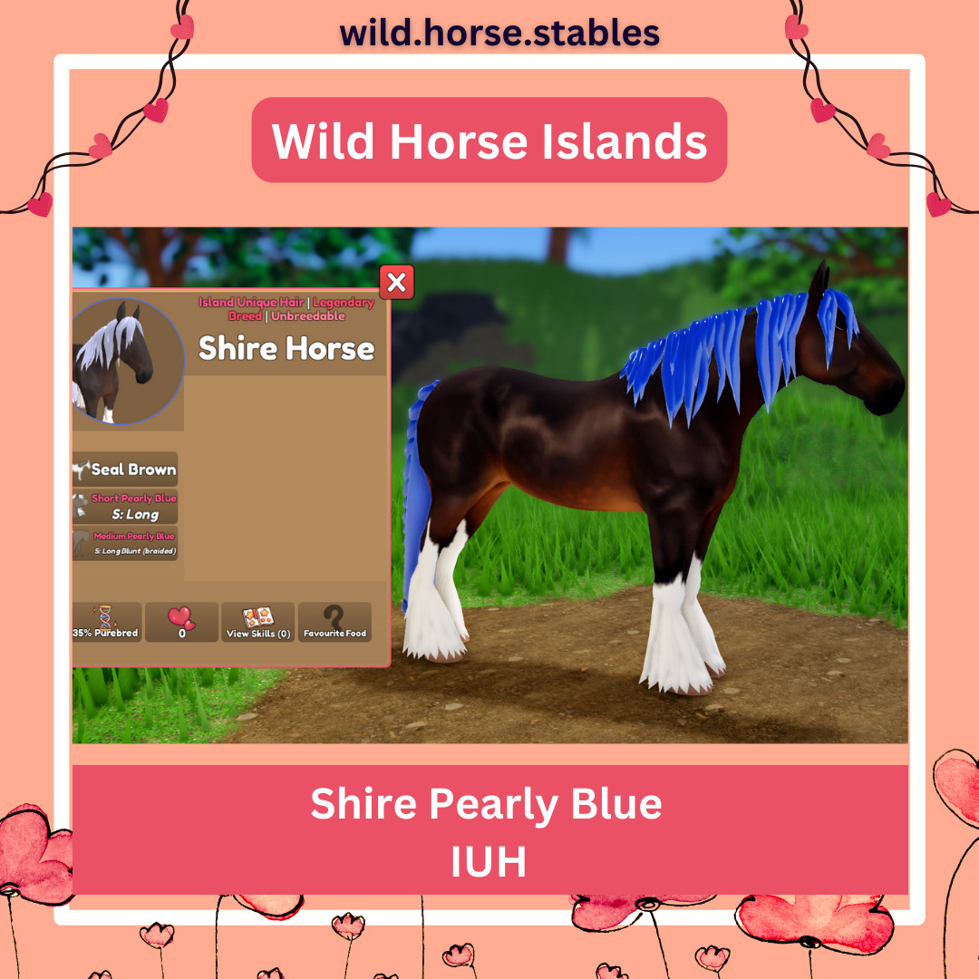 Wild Horse Islands – Shire Island Unique Hairs/IUH