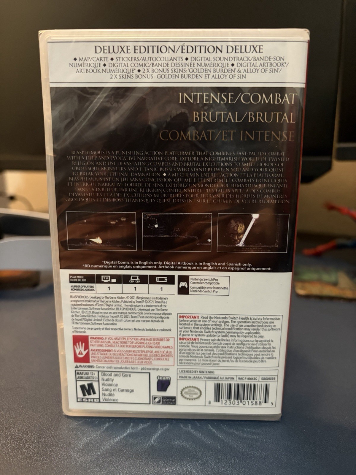 Blasphemous Deluxe Edition (Nintendo Switch, 2021) Brand New! Sealed!
