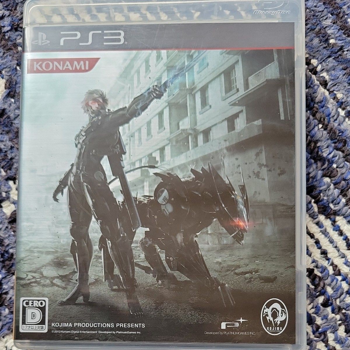 Konami Metal Gear Rising Revengeance PS3 Software Only Used 4.49in 目立傷なし