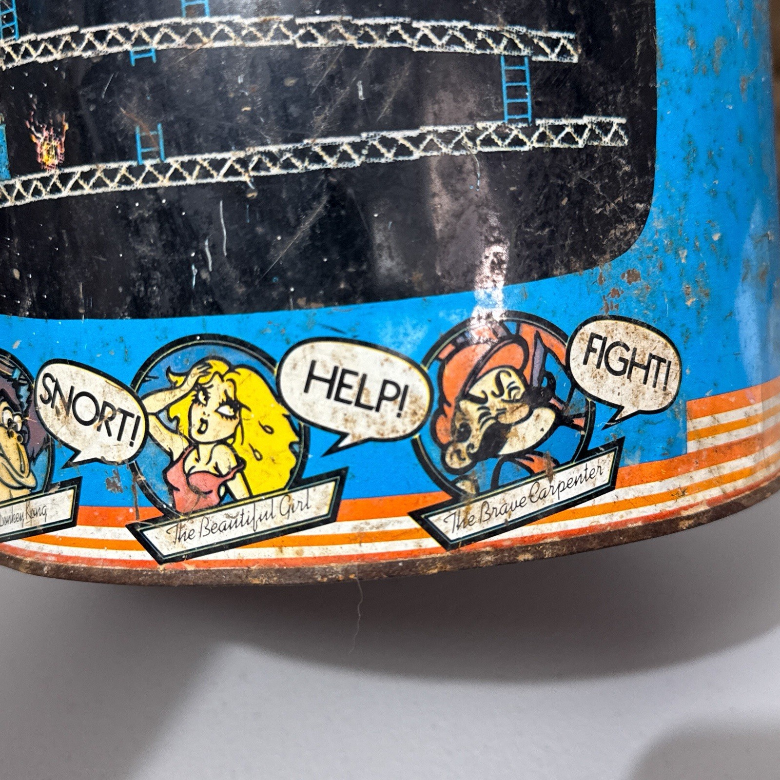 Nintendo DONKEY KONG Garbage Bin Trash Can Waste Basket NES Rare Edition 1982
