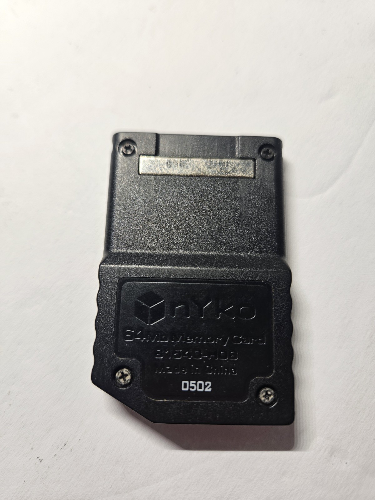 Nyko 64MB Gamecube Memory Card 81540-H08