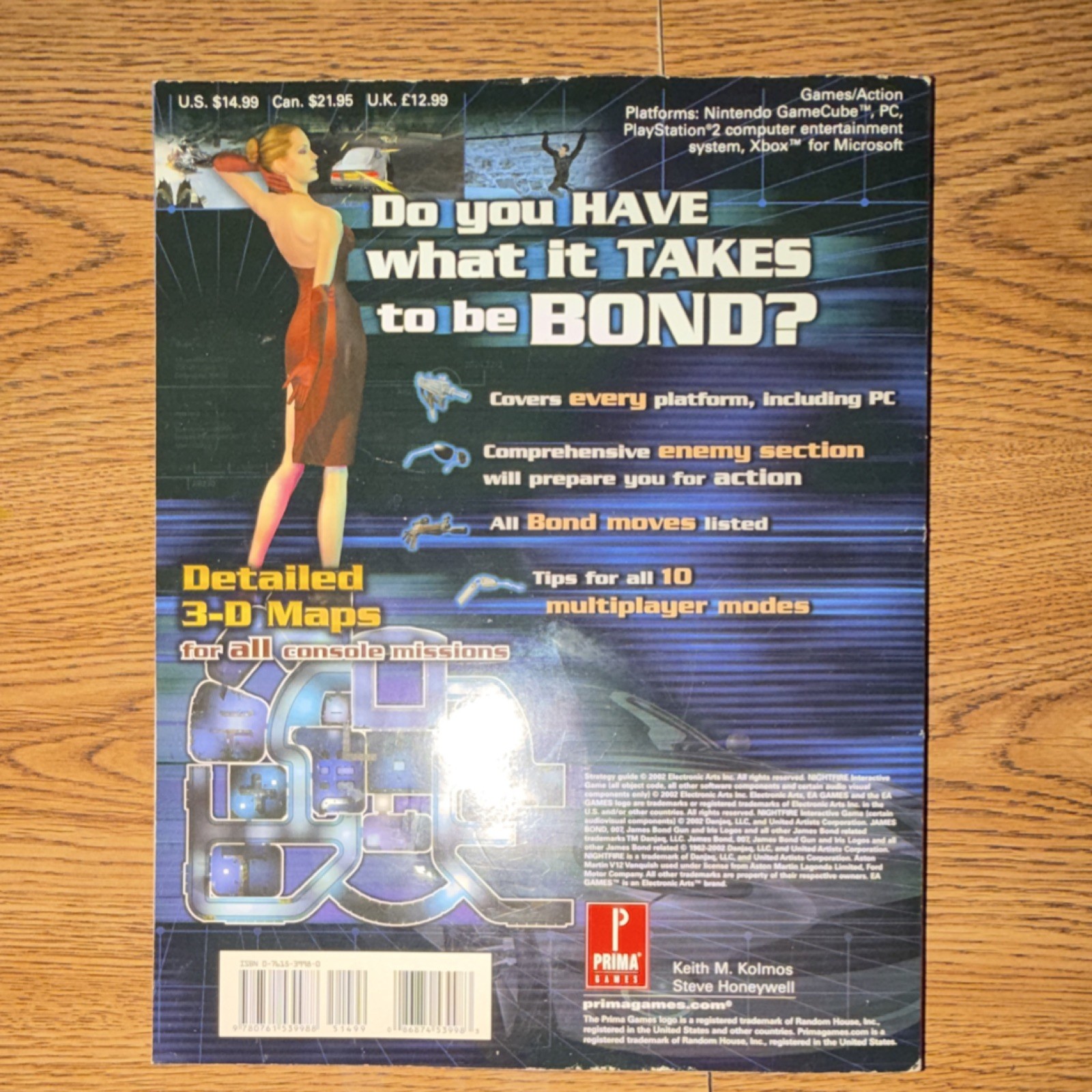 Prima Games 007: NightFire Strategy Guide James Bond Maps Multiplayer Tips
