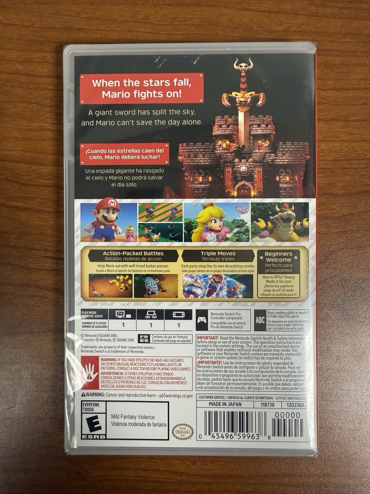Super Mario RPG (Nintendo Switch, 2023) New/Sealed