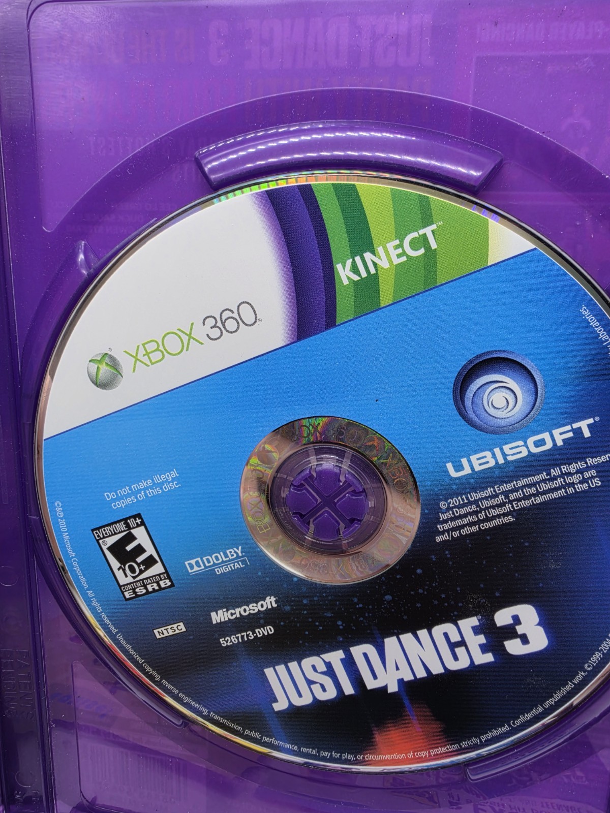 Just Dance 3 (Microsoft Xbox 360) Cib Complete Mint Tested Working