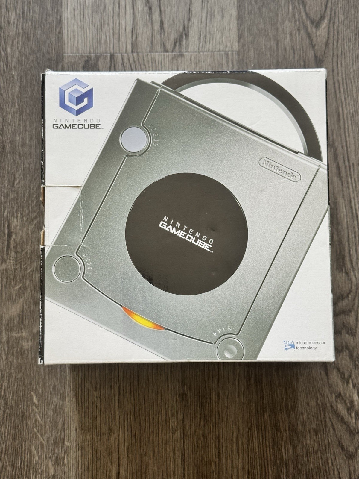 Nintendo GameCube Platinum Bundle with Original Box + Super Mario Sunshine NICE!