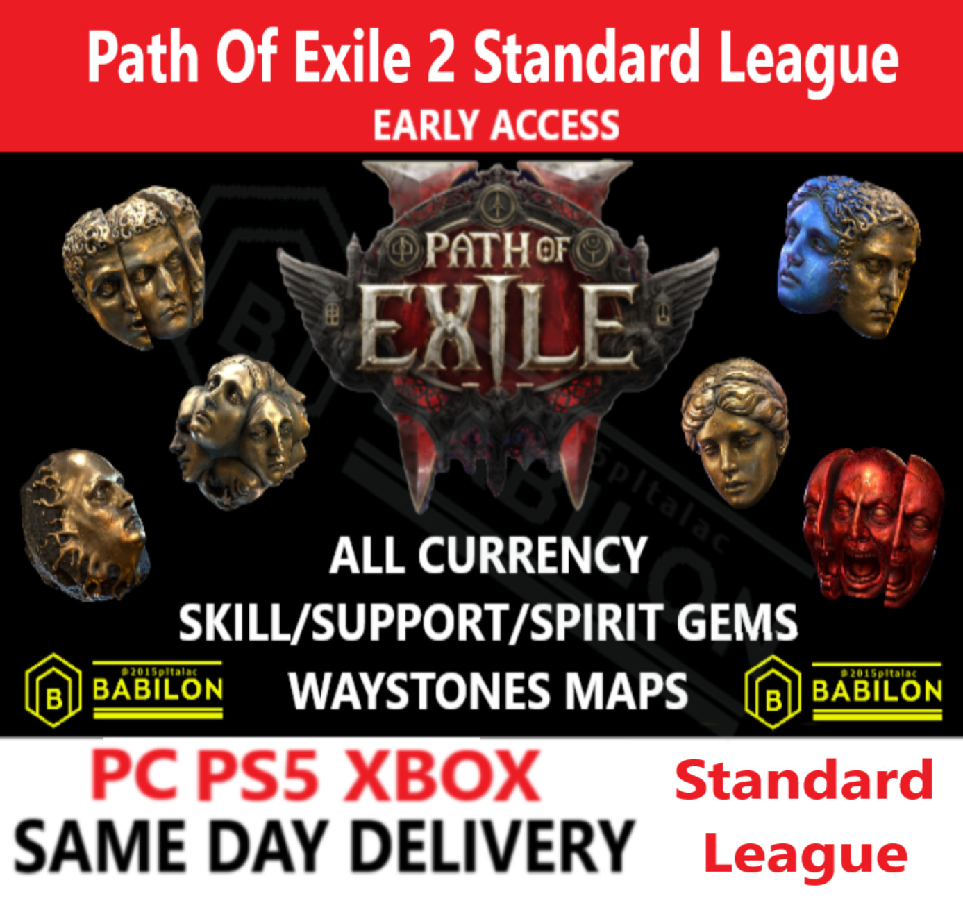 CURRENCY POE 2 STANDARD LEAGUE PATH OF EXILE 2 ✅PC PS5 XBOX✅ DIVINE EXALTED ORB