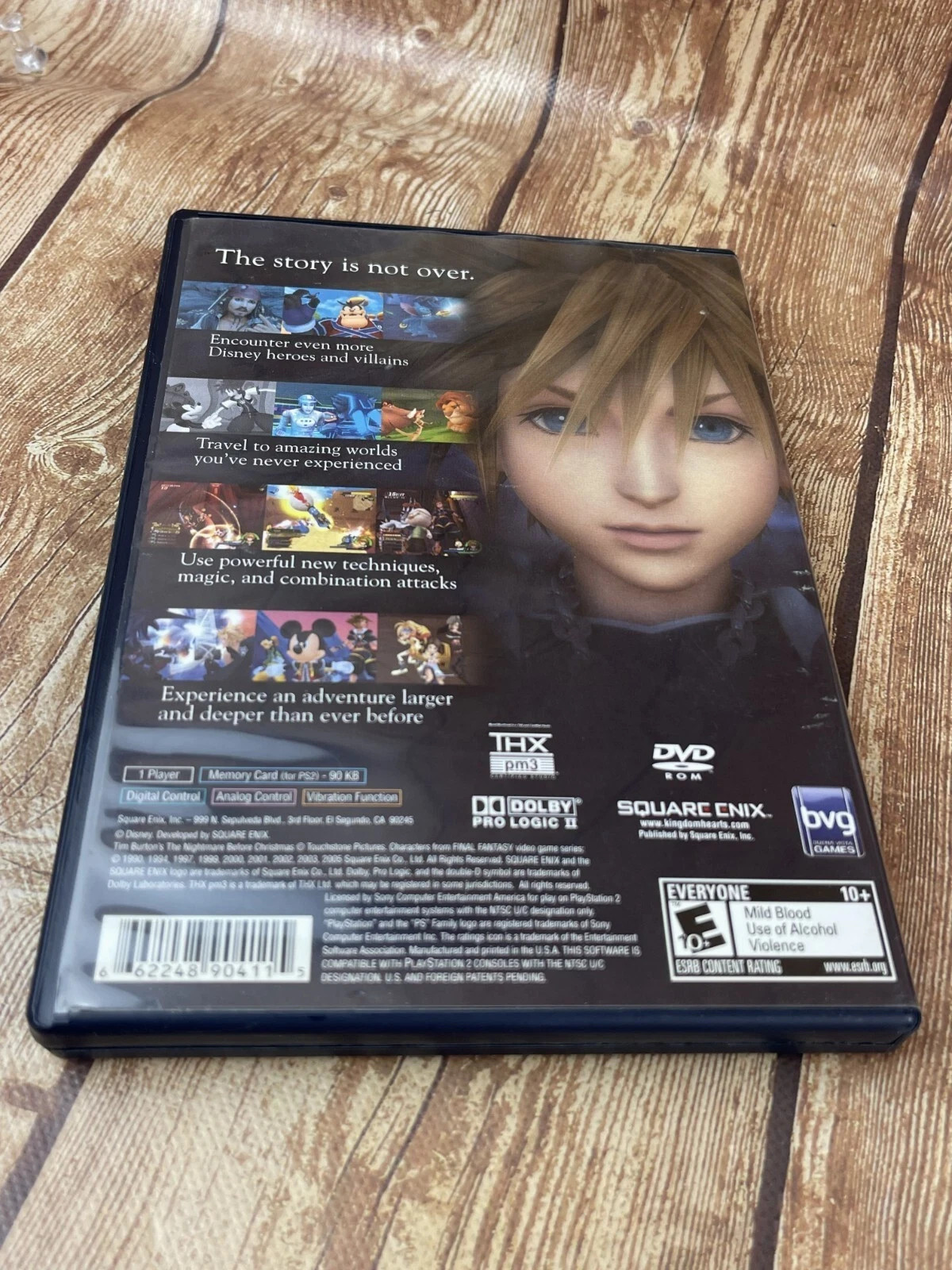 Share Play Station 2 Kingdom Hearts 2 Disney Square Enix PS2
