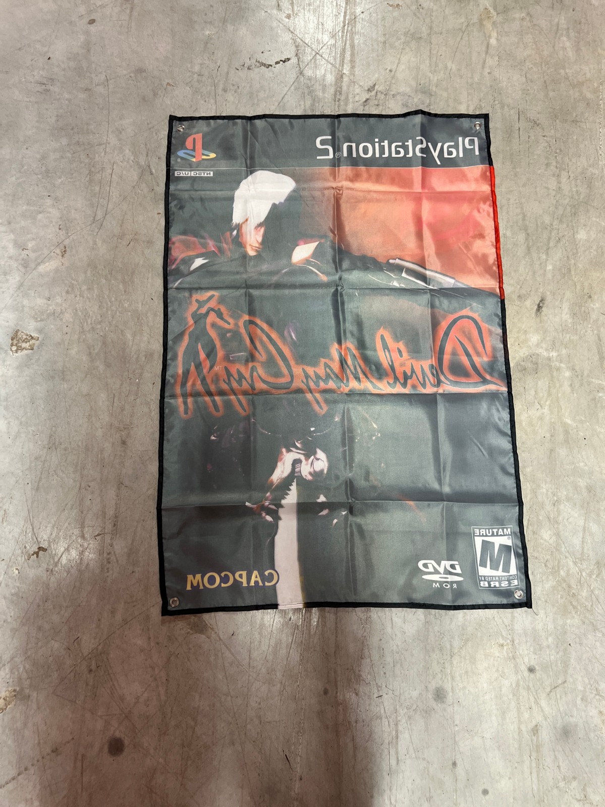 Devil May Cry PS2 Custom Wall Flag Tapestry 2 x 3 Ft, Playstation 2