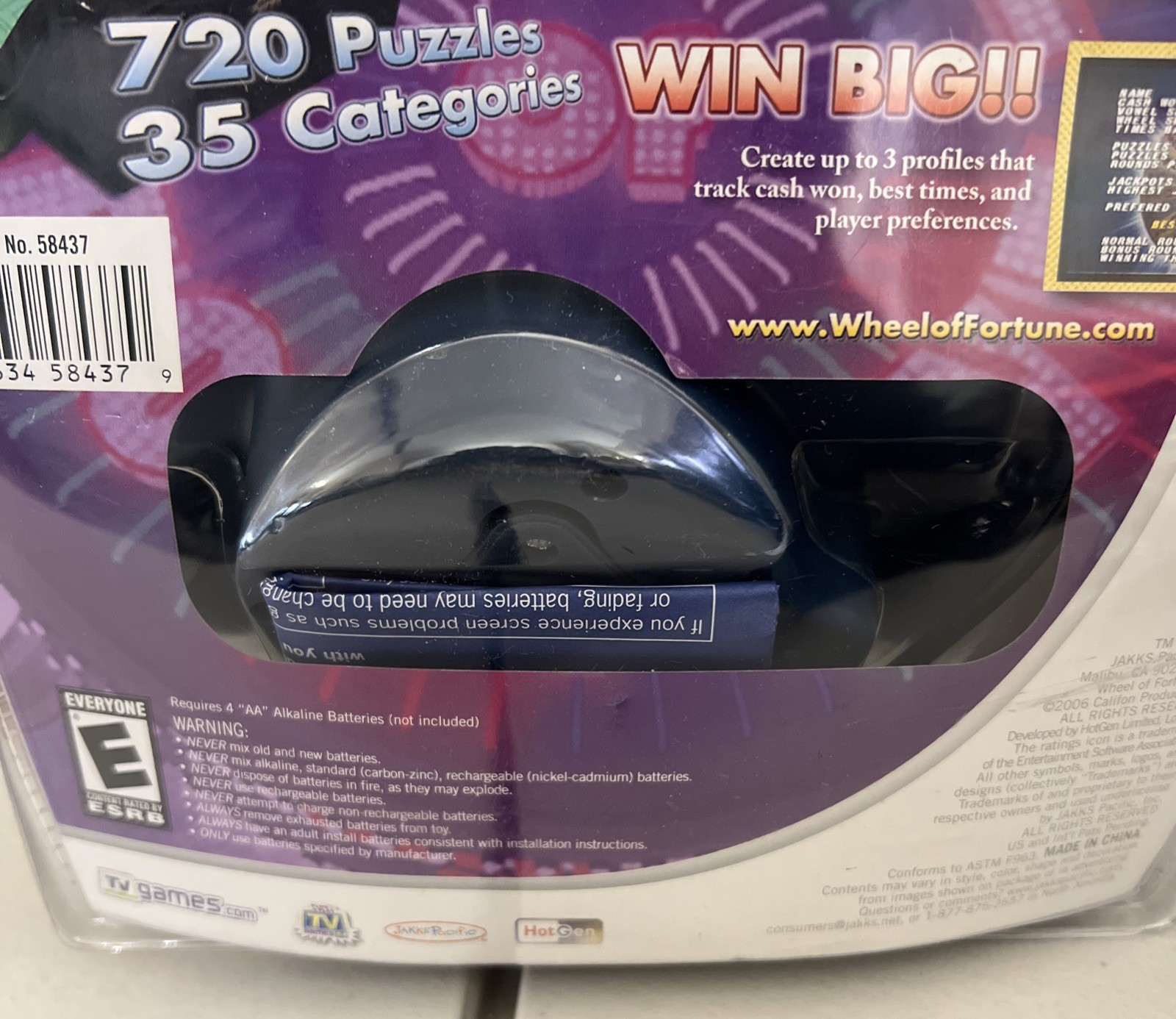 Wheel of Fortune TV Games Jakks Pacific (TV game systems, 2006) see photos