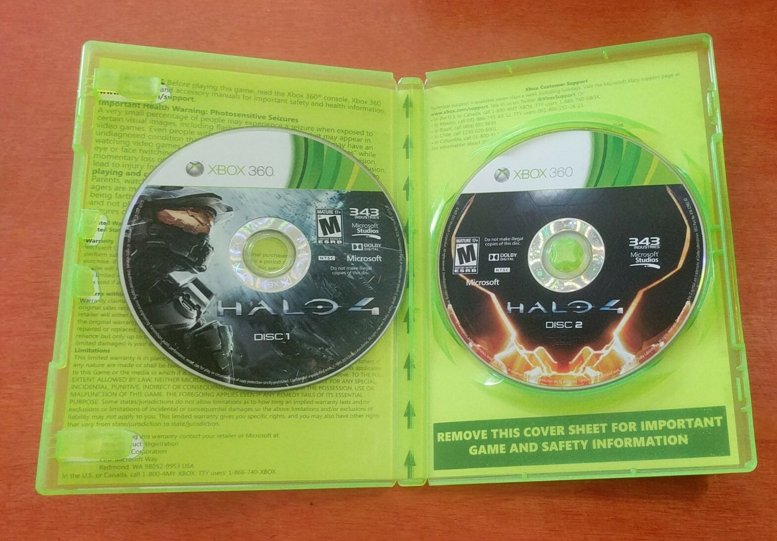 Halo 4 Microsoft Xbox 360 Studios 343 Industries Havok Dolby Digital Mature