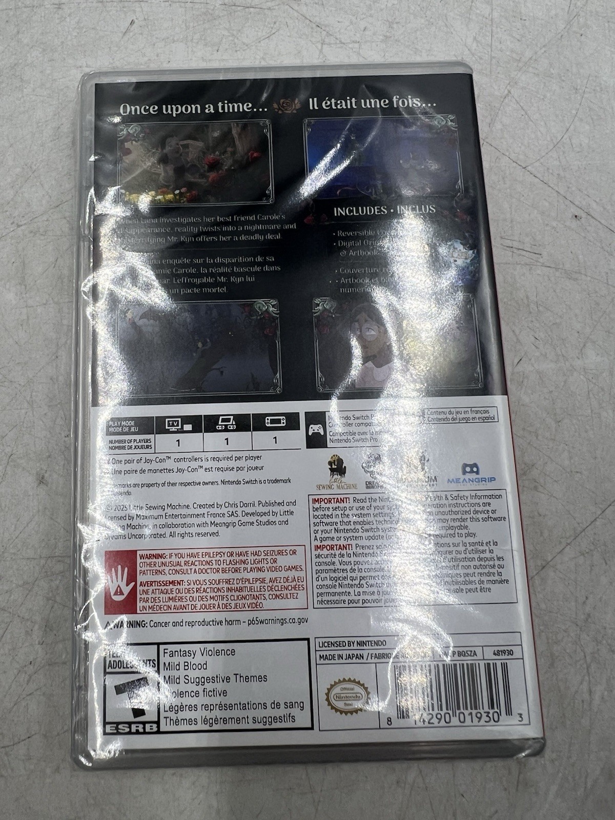 Bye Sweet Carole Nintendo Switch – Factory Sealed
