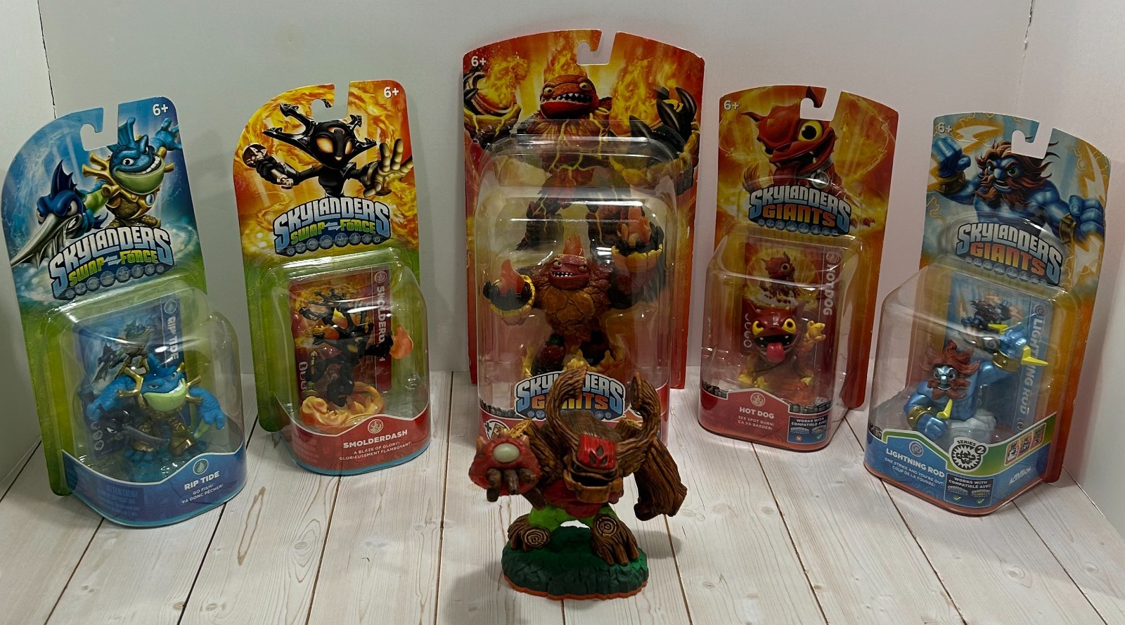 Lot of Six Skylanders Figures ~ Swap Force ~ Giants ~ 5 NIB