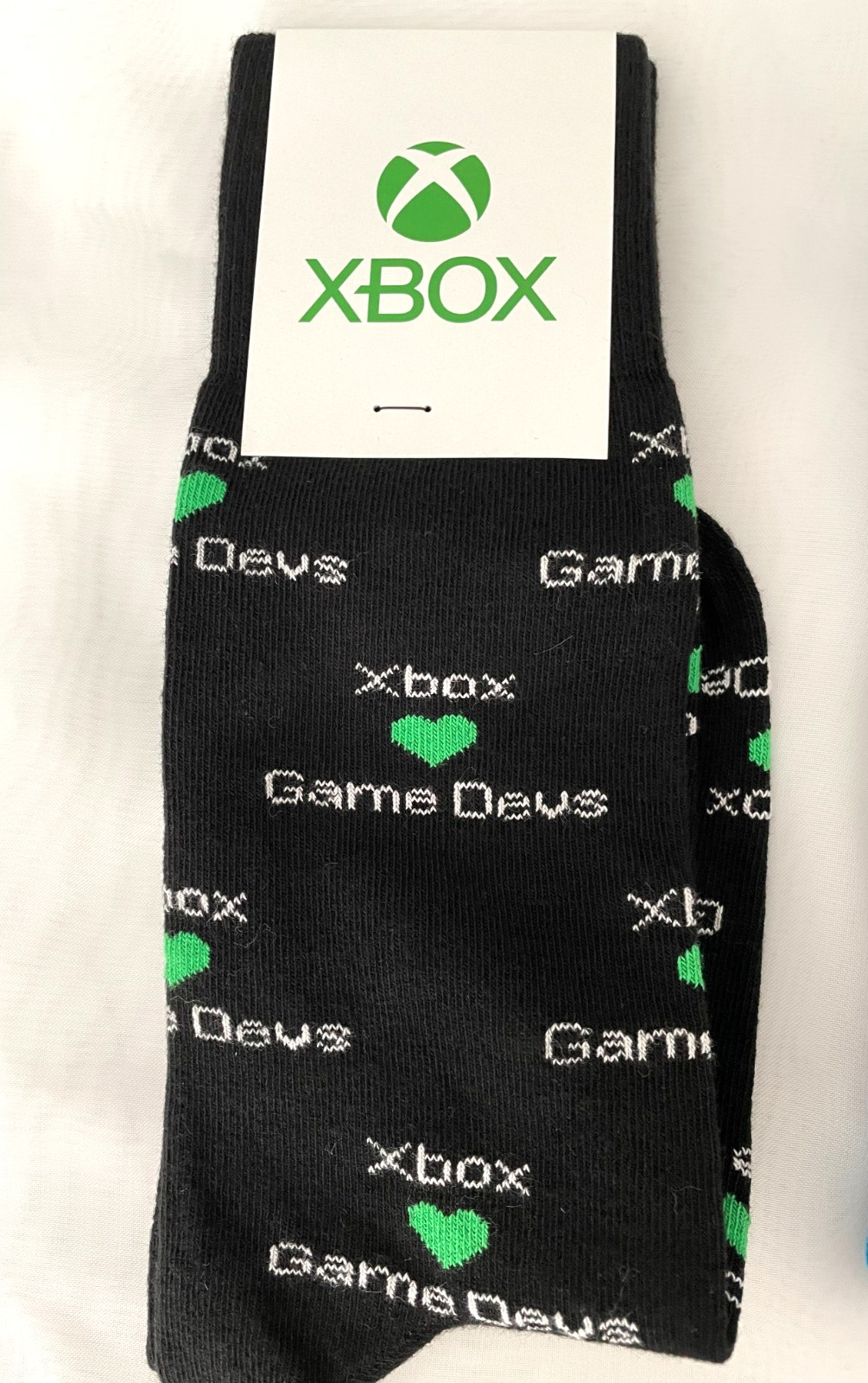 Lot Of 2 Xbox Gaming Console Logo Adult Crew Socks Two Pairs