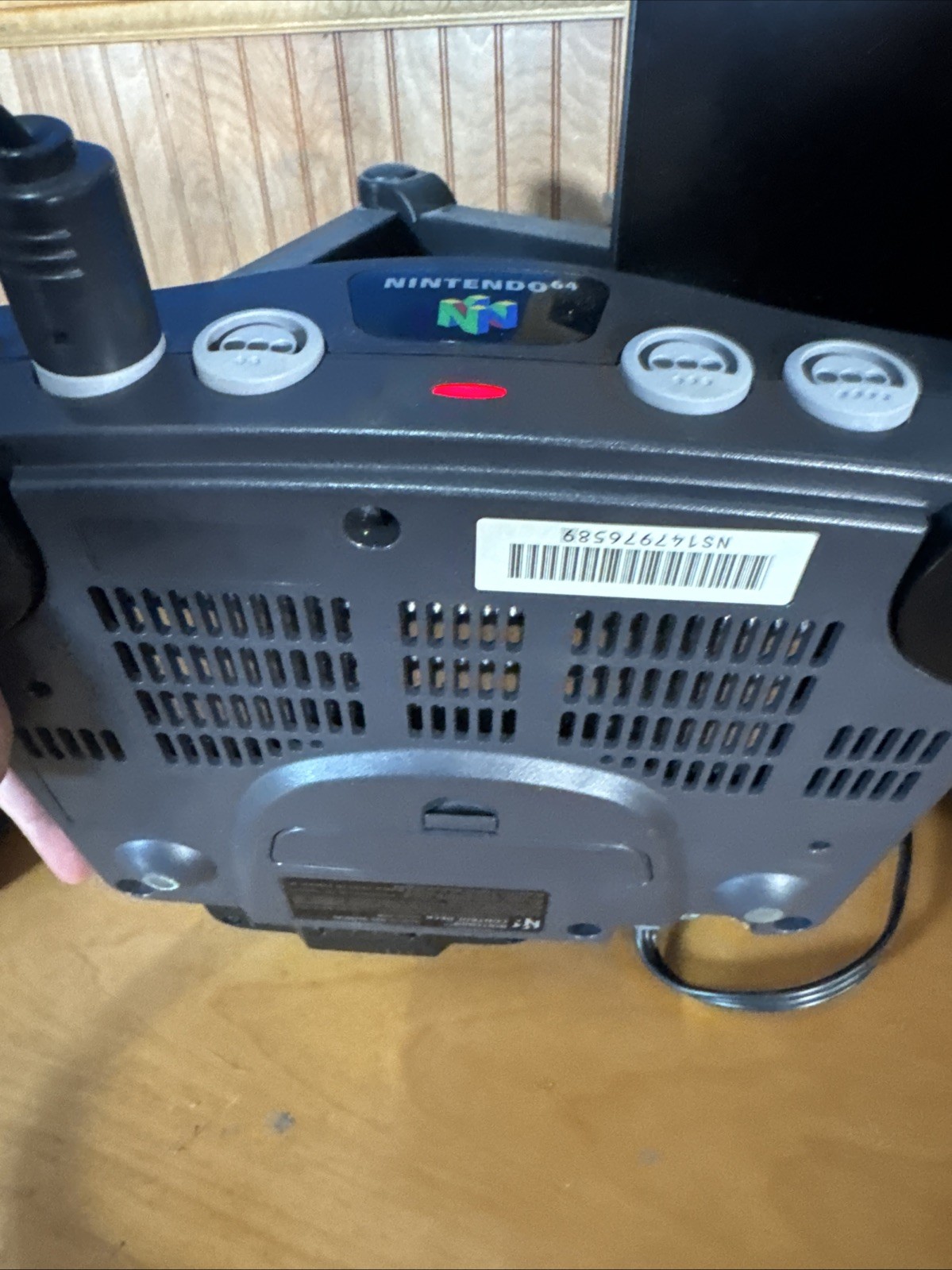 Nintendo 64 N64 Original System Console With 1 Original OEM Controller & Cords!