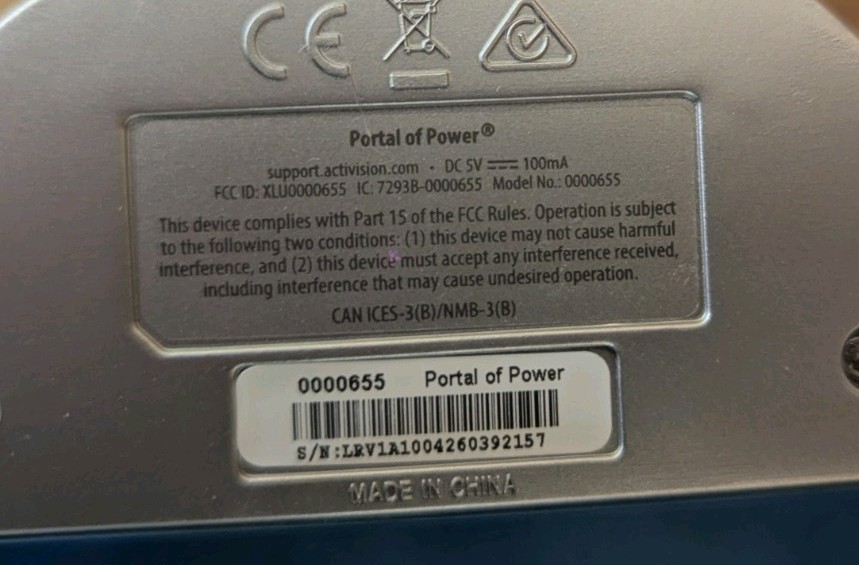 Skylanders Superchargers Portal of Power Model 655 PS3 PS4 Wii Wii U