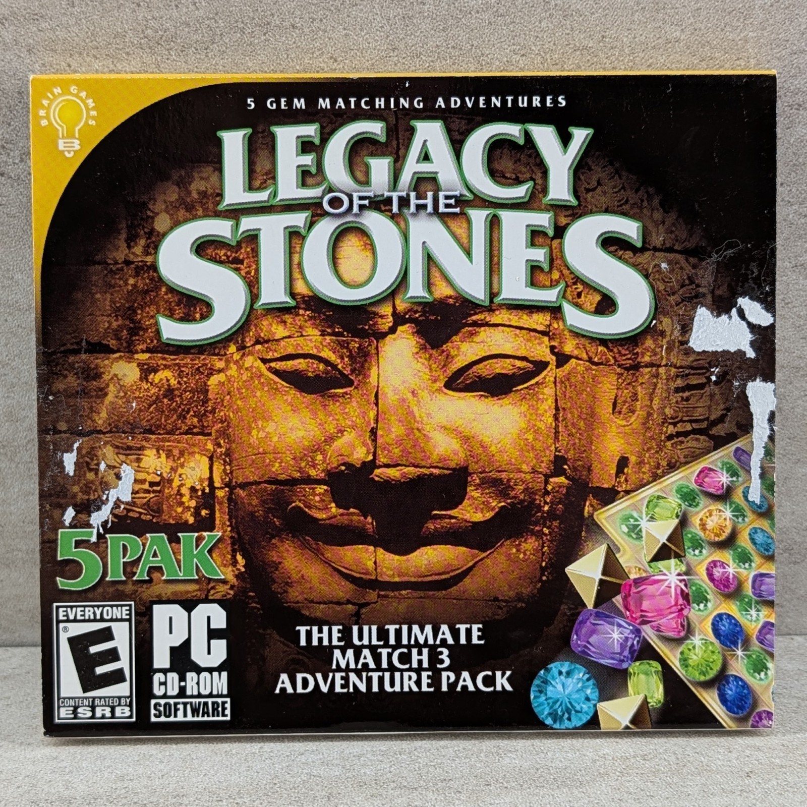6 x PC Puzzle Games Bejeweled 2 Luxor 5th Passage Cubis 2 Match 3 Adventure Bund