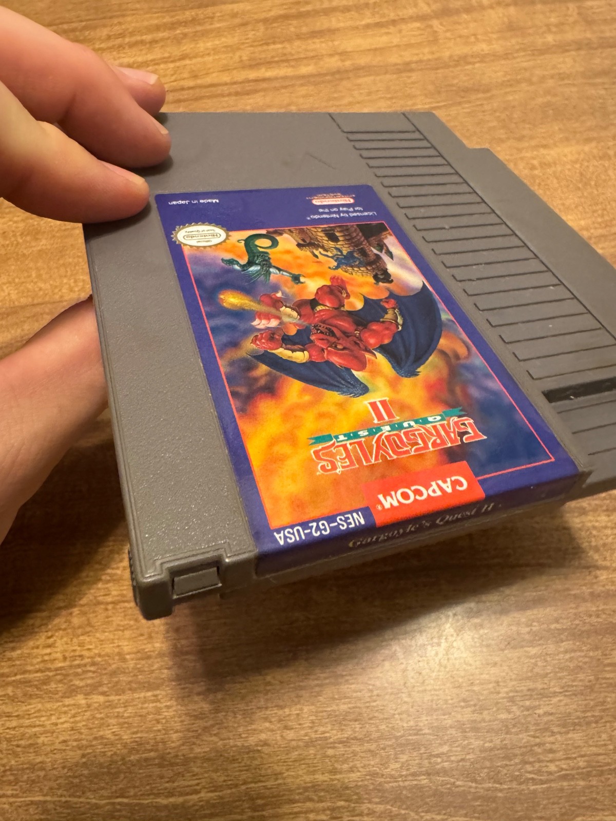 Gargoyle’s Quest II: The Demon Darkness (Nintendo NES) video game GQ 2 authentic