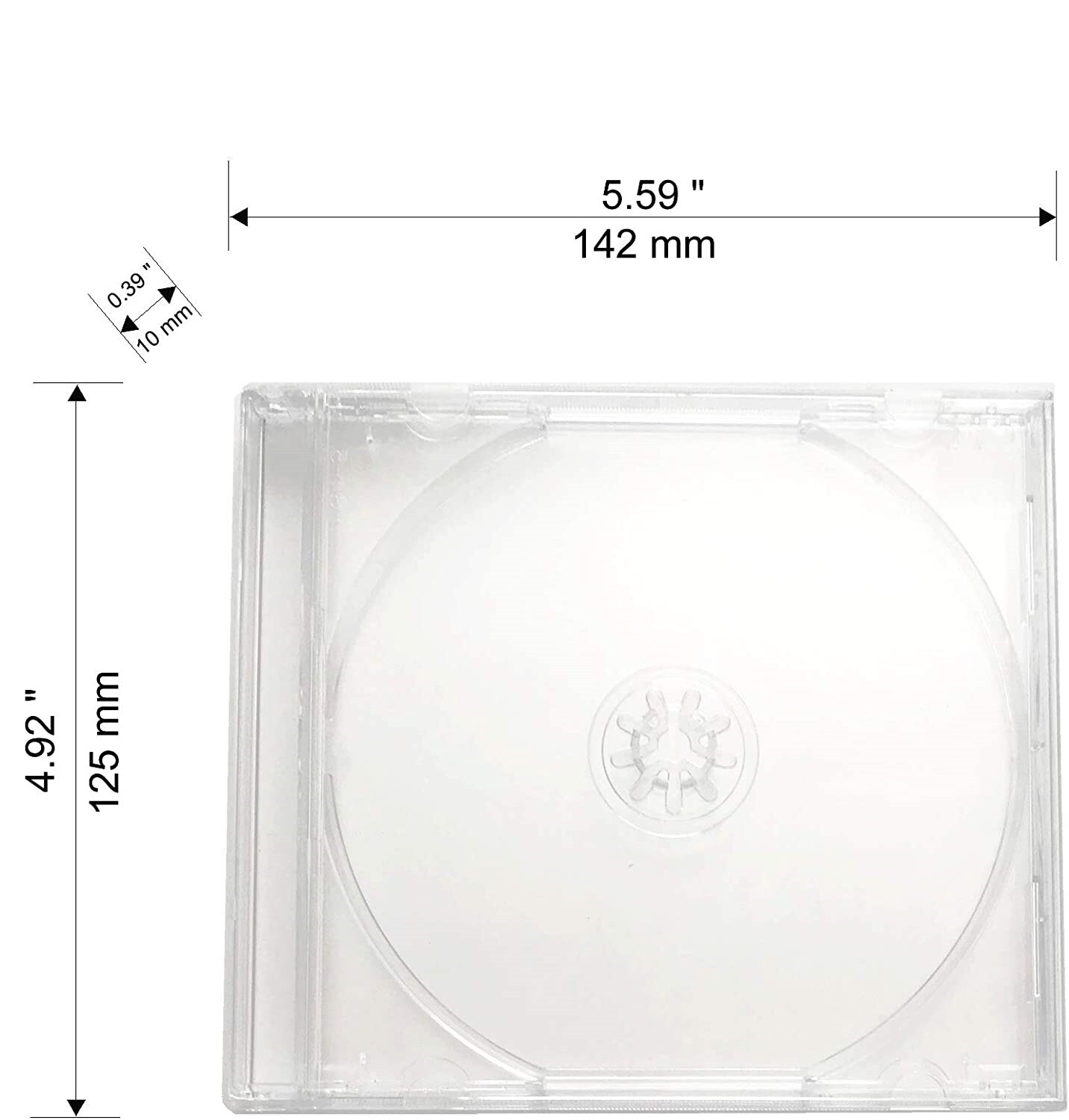 Sony PlayStation 1 PS1 PSOne Dreamcast Video Games Clear CD Disc Jewel Cases -50