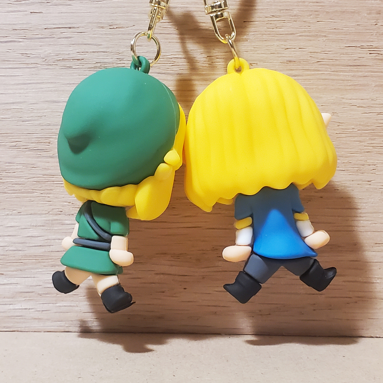 Link and Zelda mini figures keychain backpack clip accessory pendants BOTW TOTK